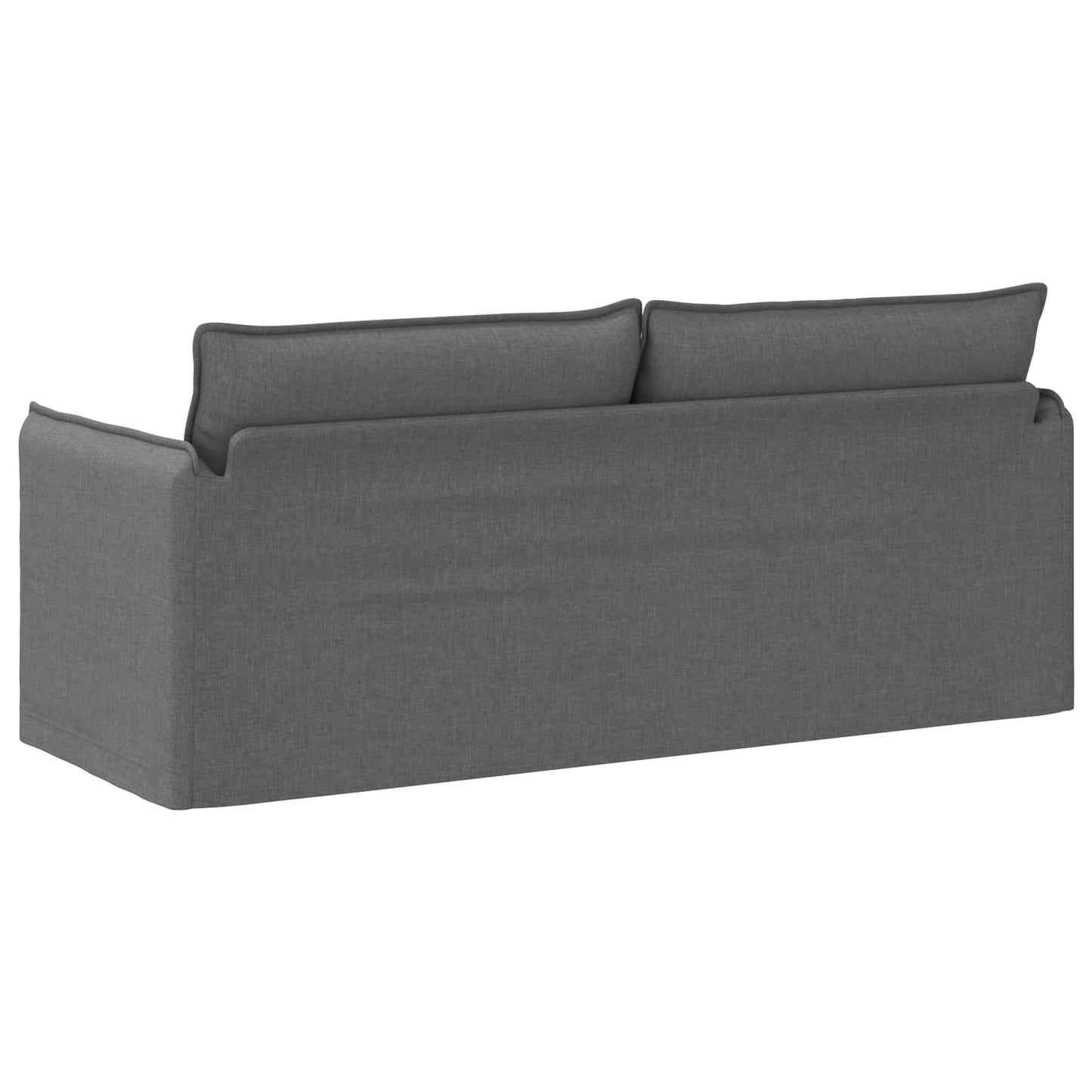 vidaXL Καναπές Σκούρο Γκρι 196 x 82 x 85 εκ ύφασμα