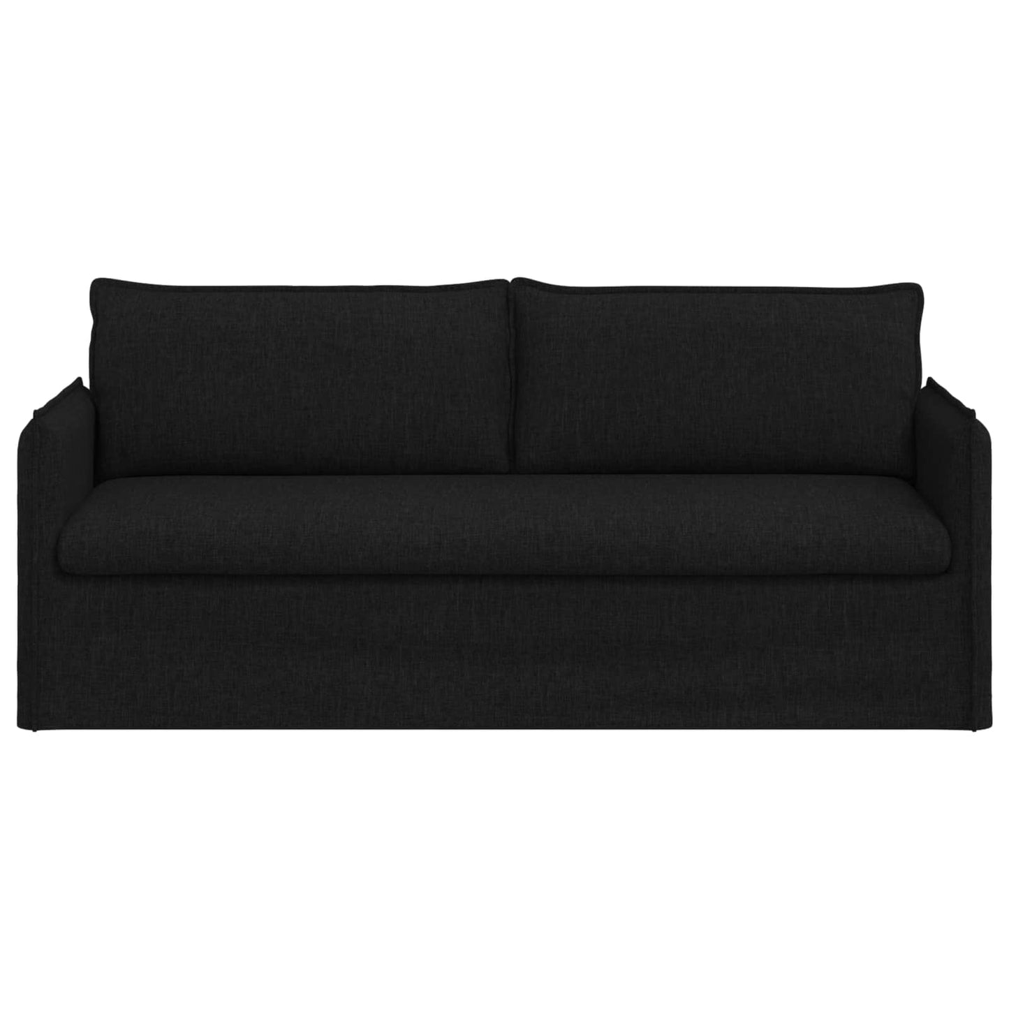 vidaXL Καναπές Μαύρο 196 x 82 x 85 εκ ύφασμα