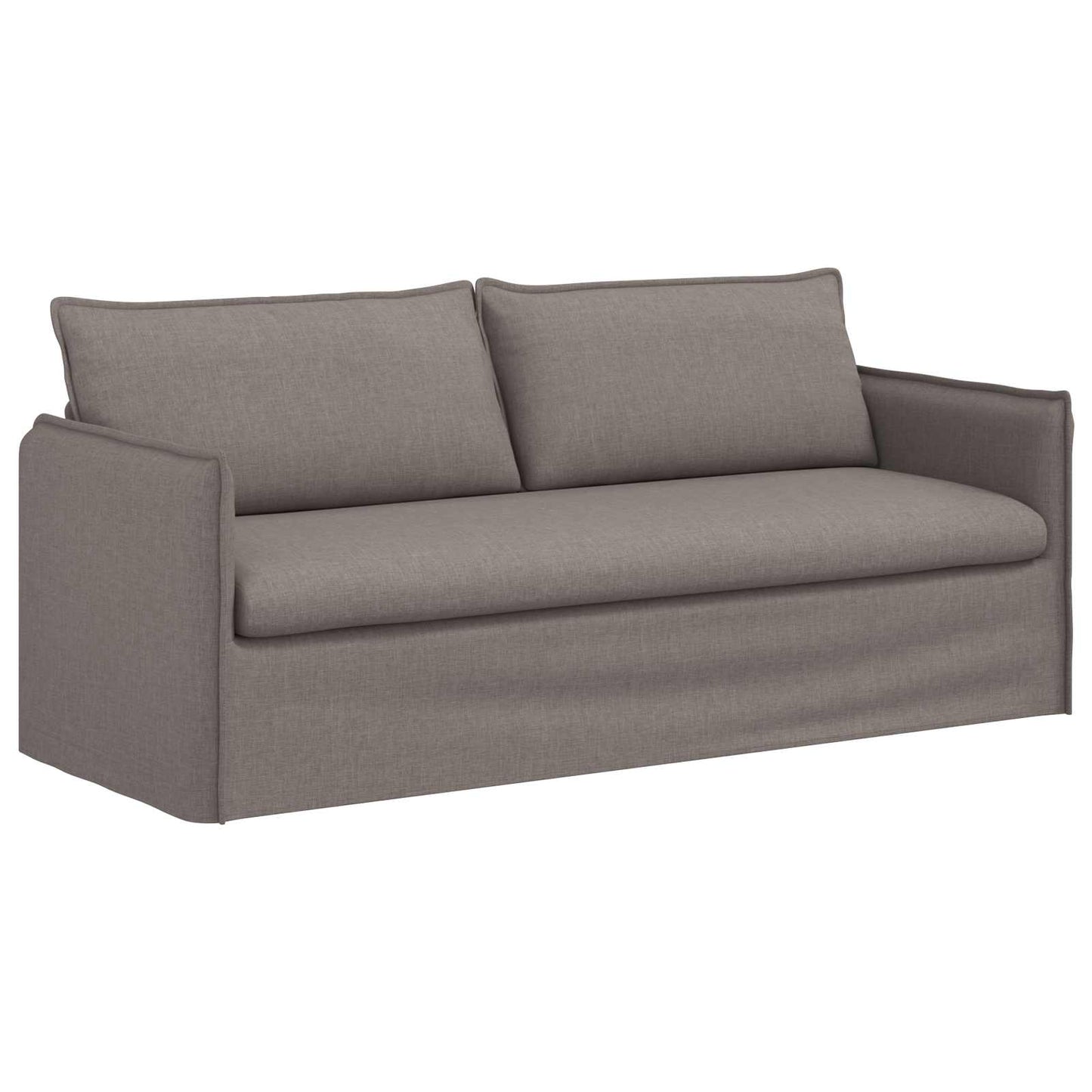 vidaXL Καναπές Taupe 196 x 82 x 85 εκ ύφασμα