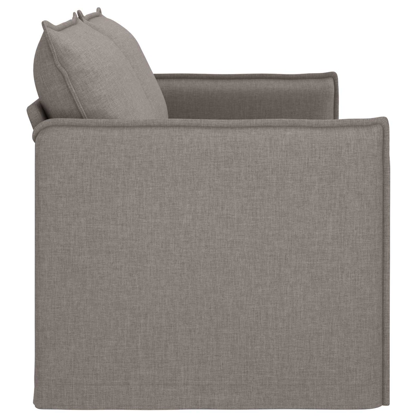 vidaXL Καναπές Taupe 196 x 82 x 85 εκ ύφασμα