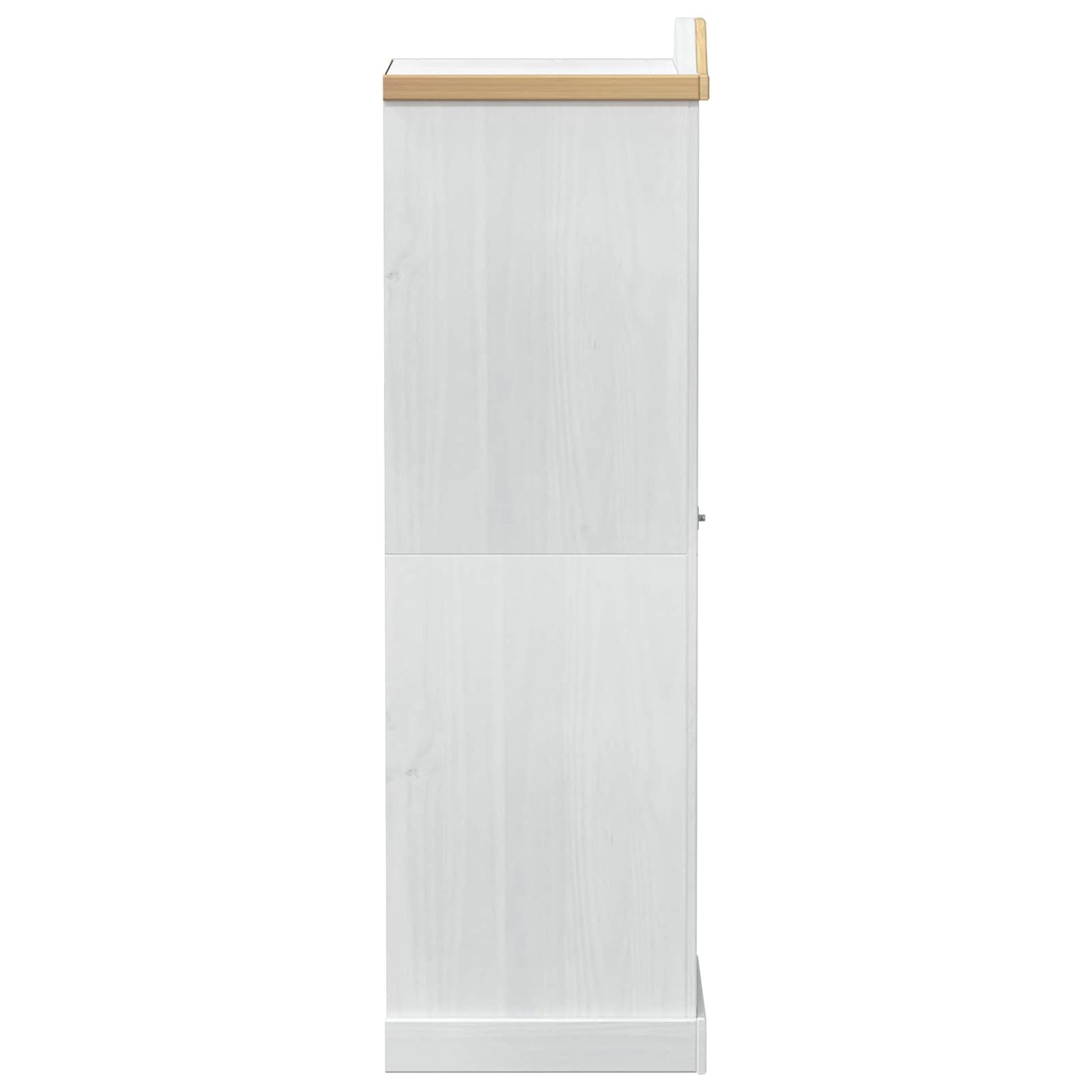 vidaXL Ντουλάπες με ράφι Λευκό 55 x 52 x 170 εκ Στερεά ξυλεία πεύκου