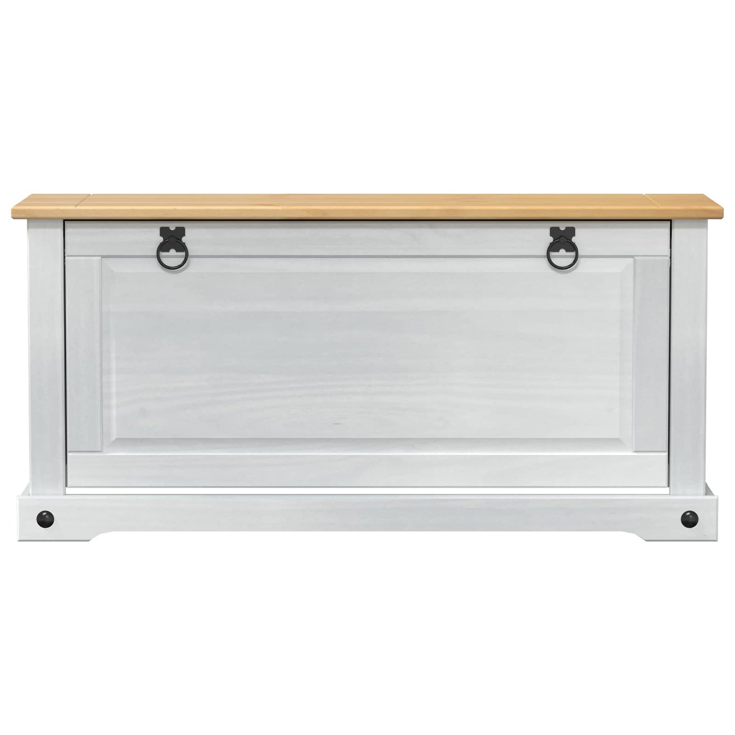 vidaXL Ντουλάπα Παπουτσιών με ράφι Corona Λευκό 99 x 32 x 49 εκ.