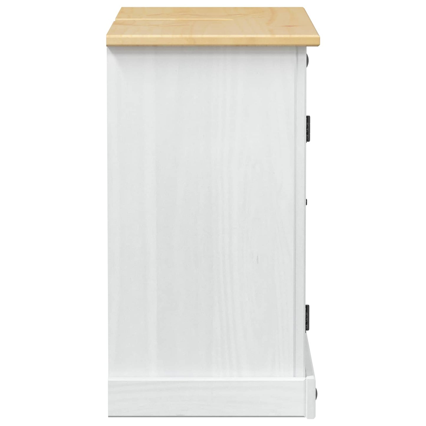 vidaXL Ντουλάπι νιπτήρα Λευκό 73 x 33 x 60 εκ Στερεά ξυλεία πεύκου