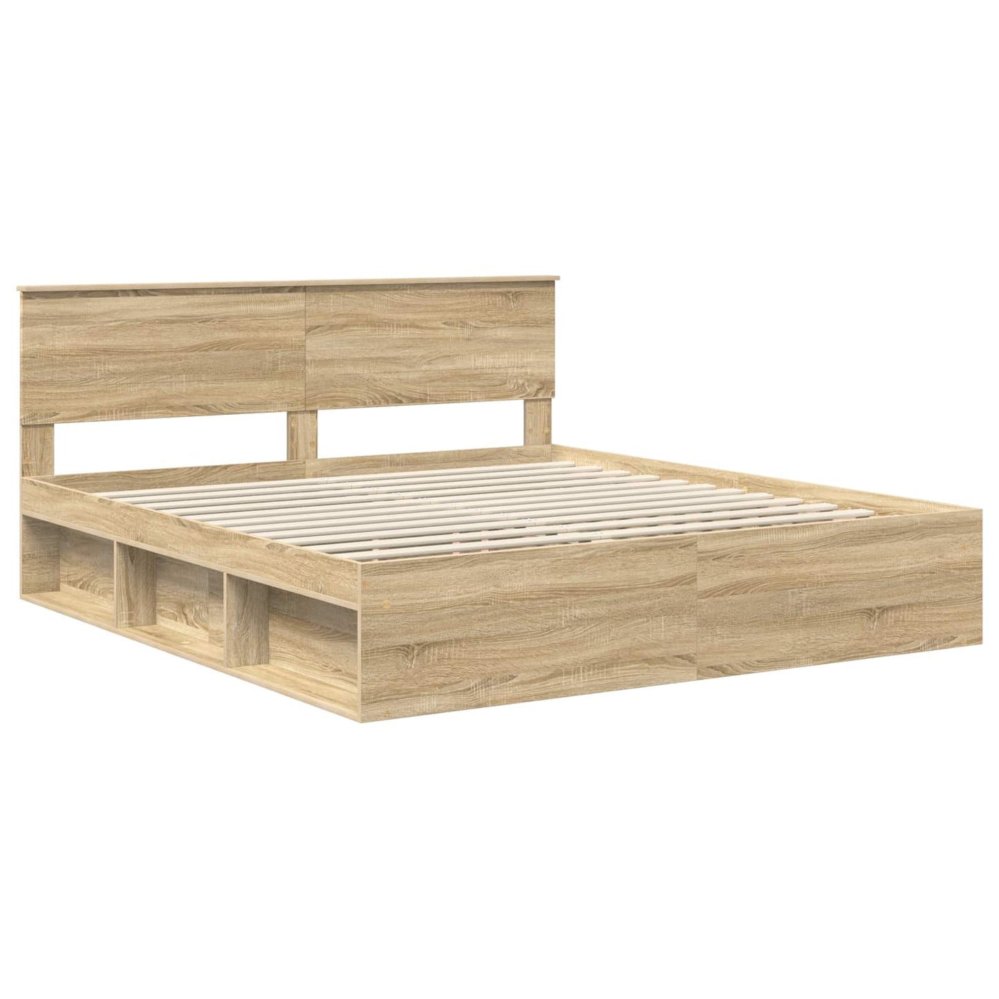 vidaXL Σκελετός Κρεβατιού Σονόμα 180 x 200 cm Επεξεργασμένο ξύλο