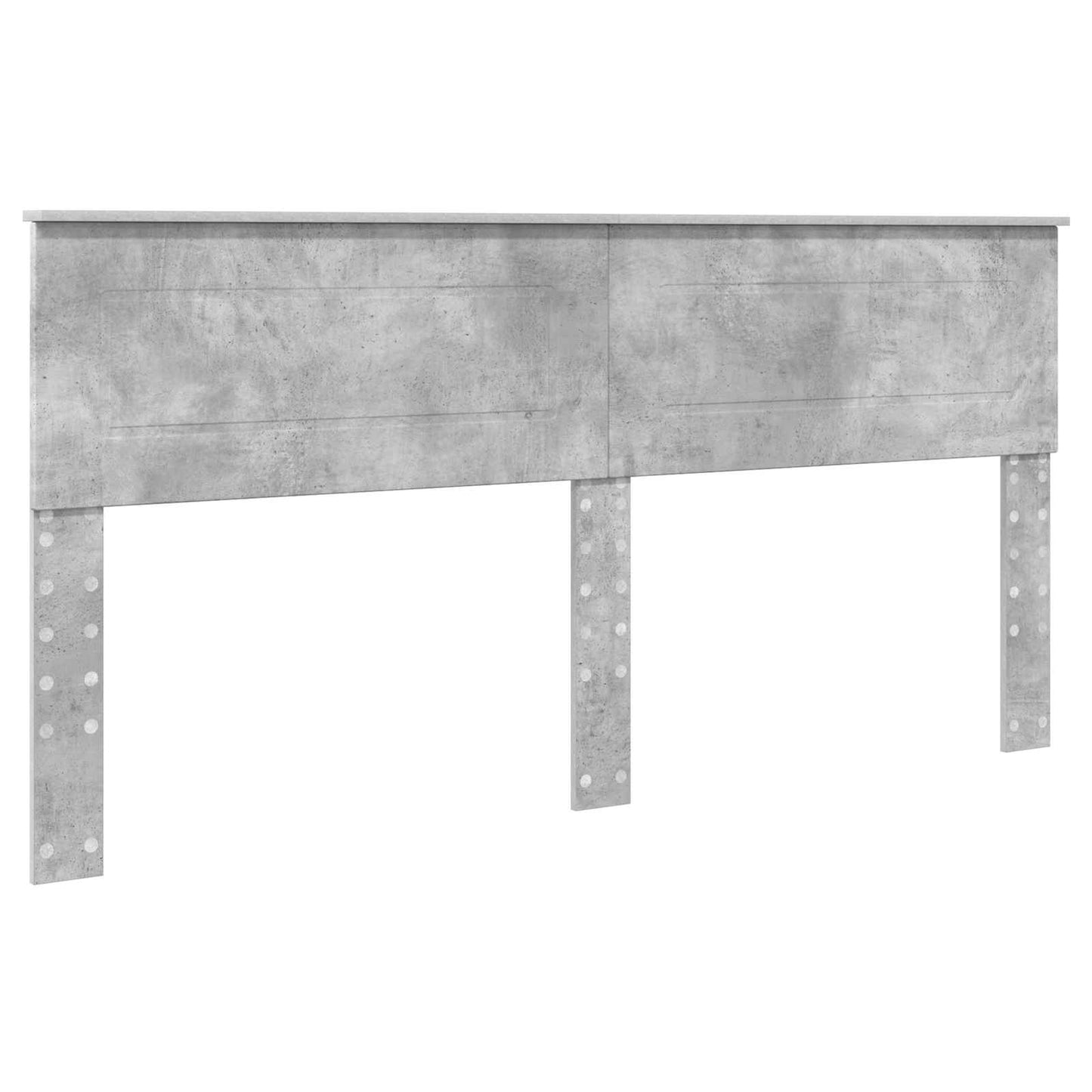 vidaXL Σκελετός Κρεβατιού Σκυρόδεμα 180 x 200 cm Επεξεργασμένο ξύλο