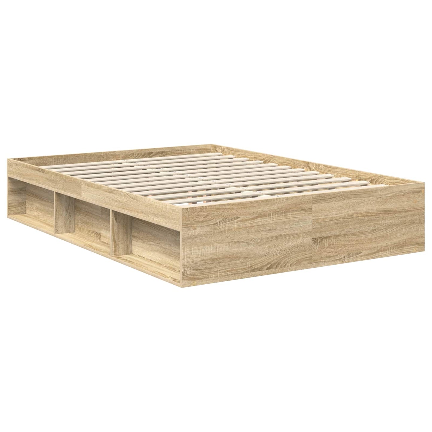 vidaXL Σκελετός Κρεβατιού Σονόμα 140 x 200 cm Επεξεργασμένο ξύλο