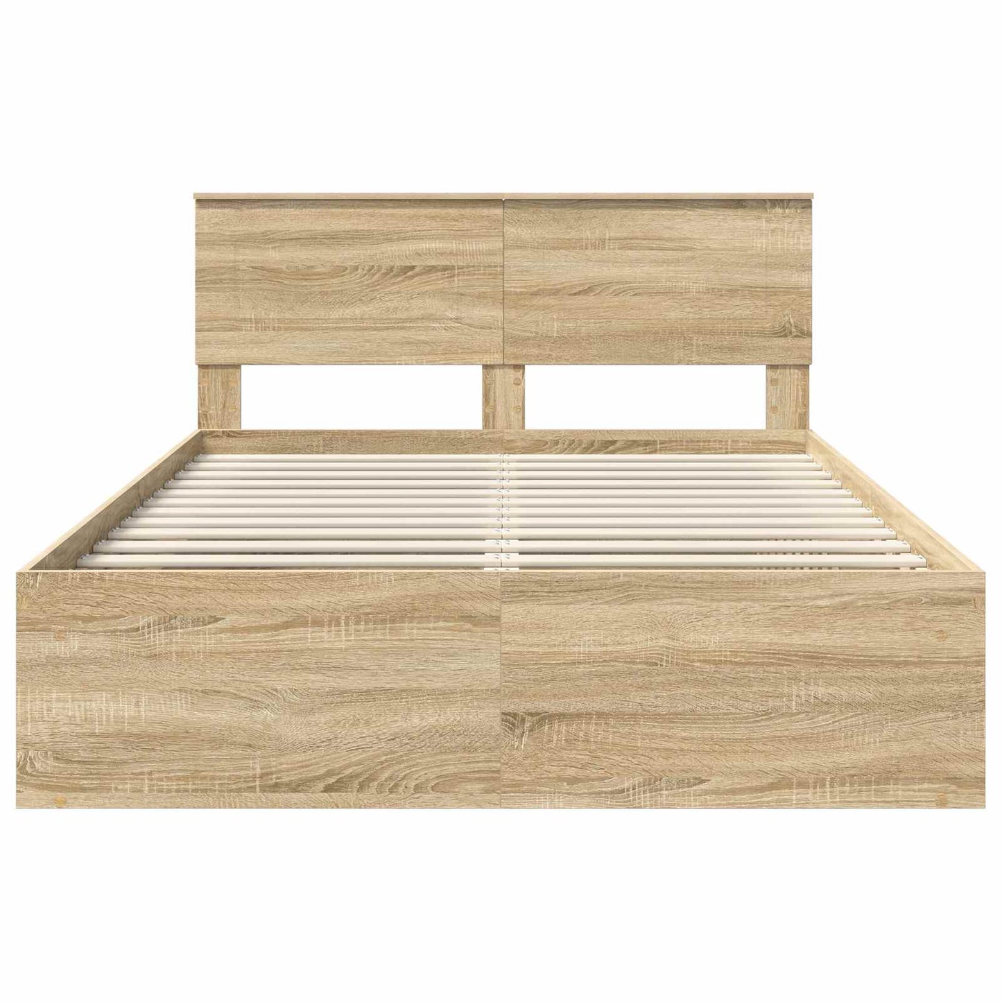 vidaXL Σκελετός Κρεβατιού Σονόμα 140 x 200 cm Επεξεργασμένο ξύλο