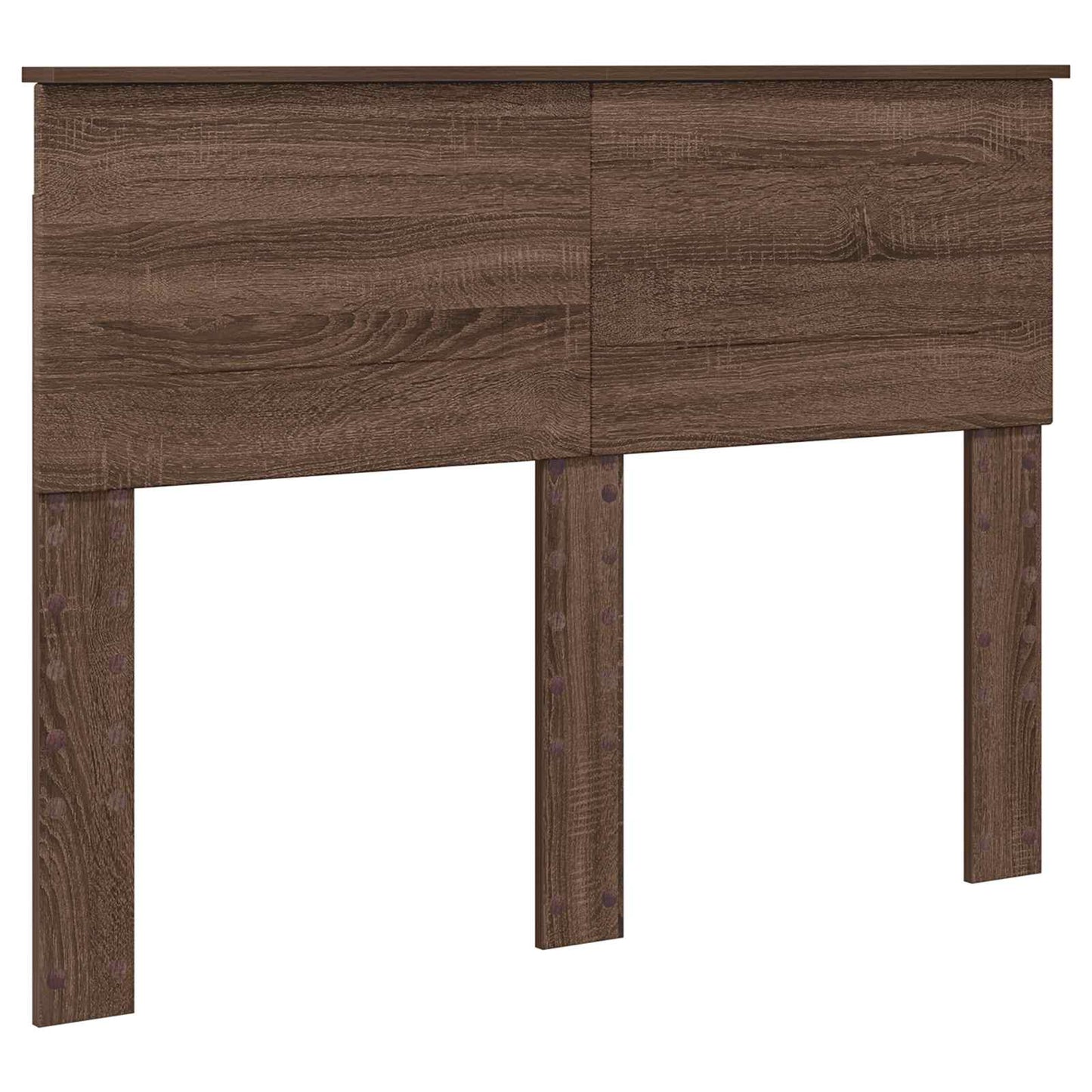 vidaXL Σκελετός Κρεβατιού Καφέ δρυς 120 x 190 cm Επεξεργασμένο ξύλο