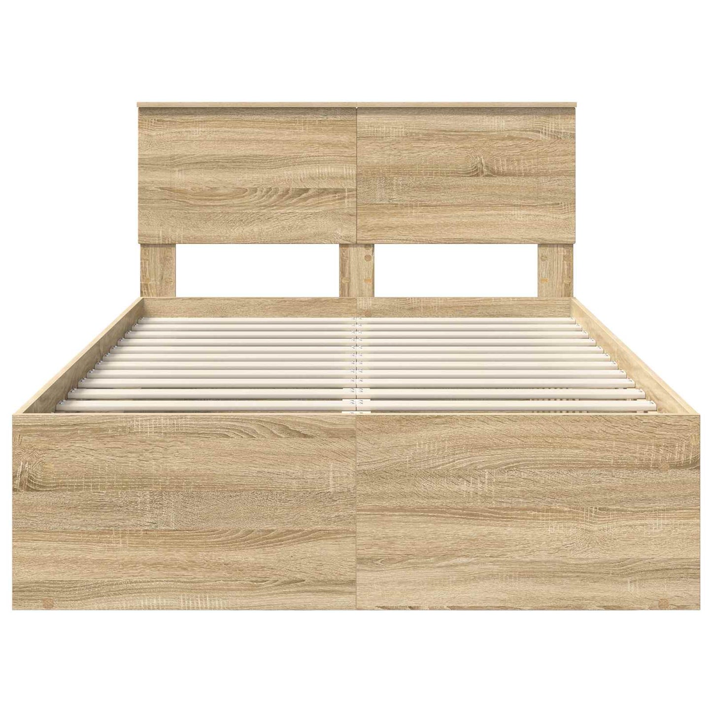 vidaXL Σκελετός Κρεβατιού Σονόμα 120 x 200 cm Επεξεργασμένο ξύλο