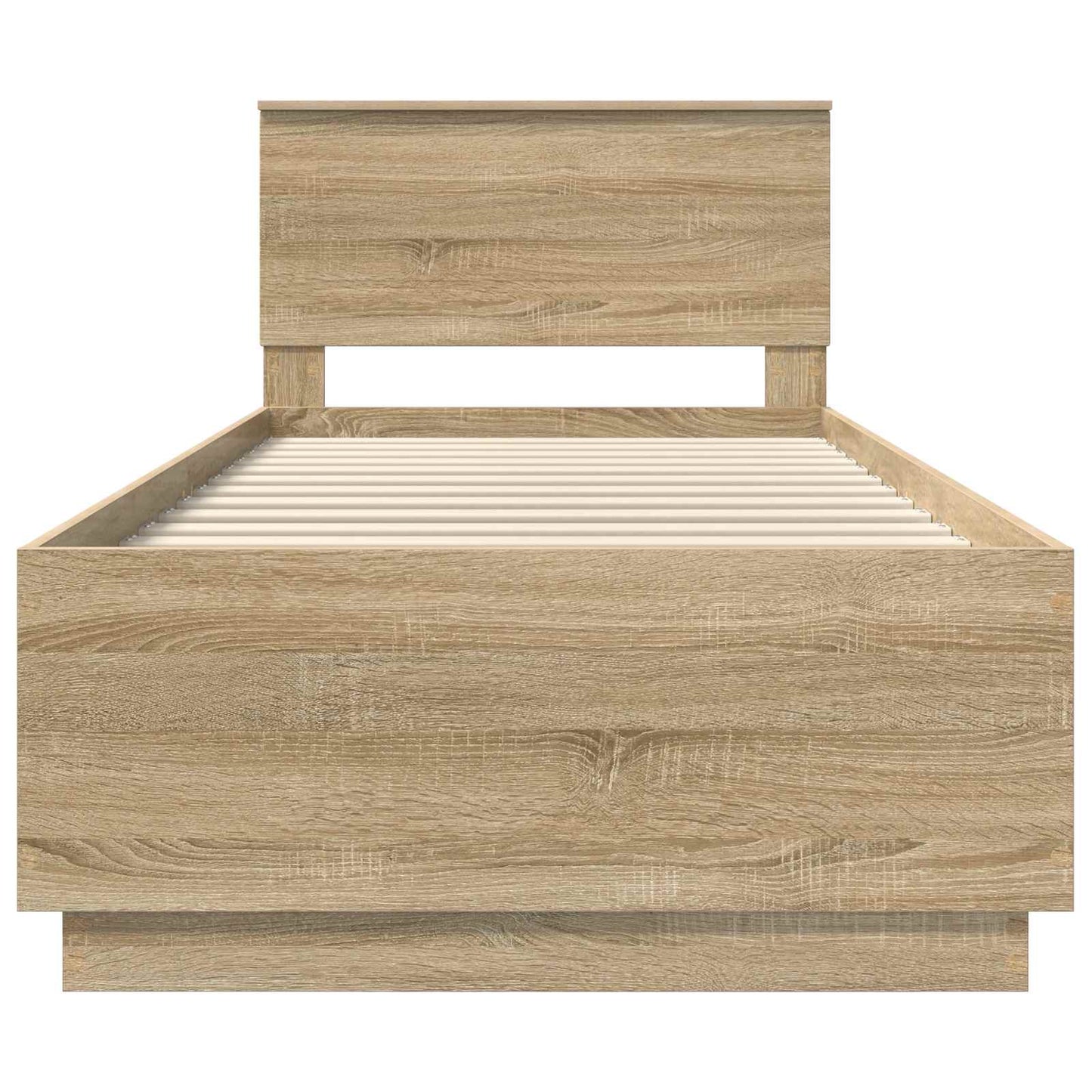 vidaXL Σκελετός Κρεβατιού Sonoma Δρυς 70 x 190 cm Επεξεργασμένο Ξύλο