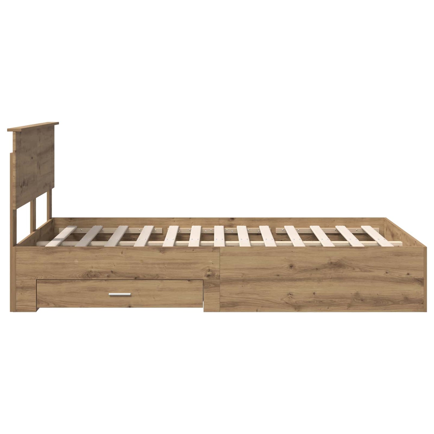 vidaXL Σκελετός Κρεβατιού Artisan Oak 120 x 190 cm Επεξεργασμένο ξύλο