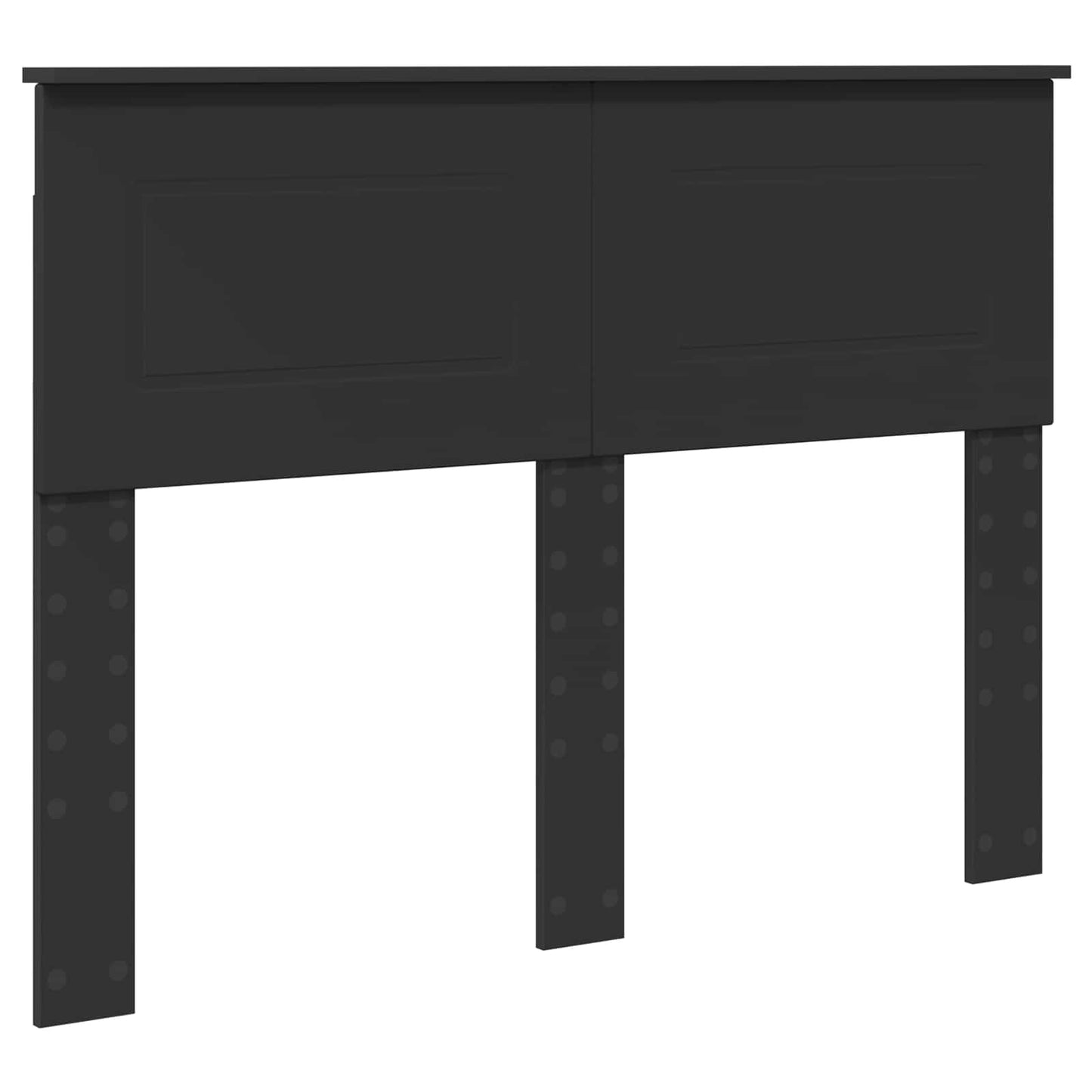 vidaXL Σκελετός Κρεβατιού Μαύρο 120 x 190 cm Επεξεργασμένο ξύλο