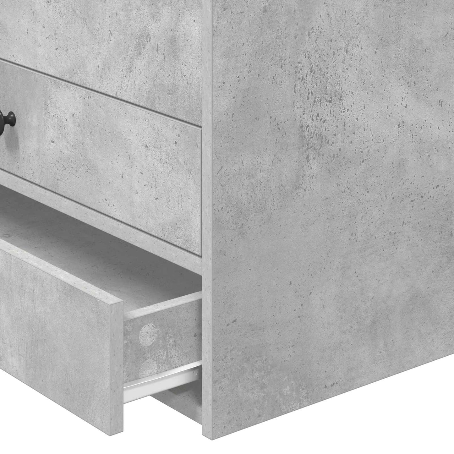 vidaXL Καναπές Κρεβάτι Σκυρόδεμα Γκρι και Μαύρο 100 x 200 cm