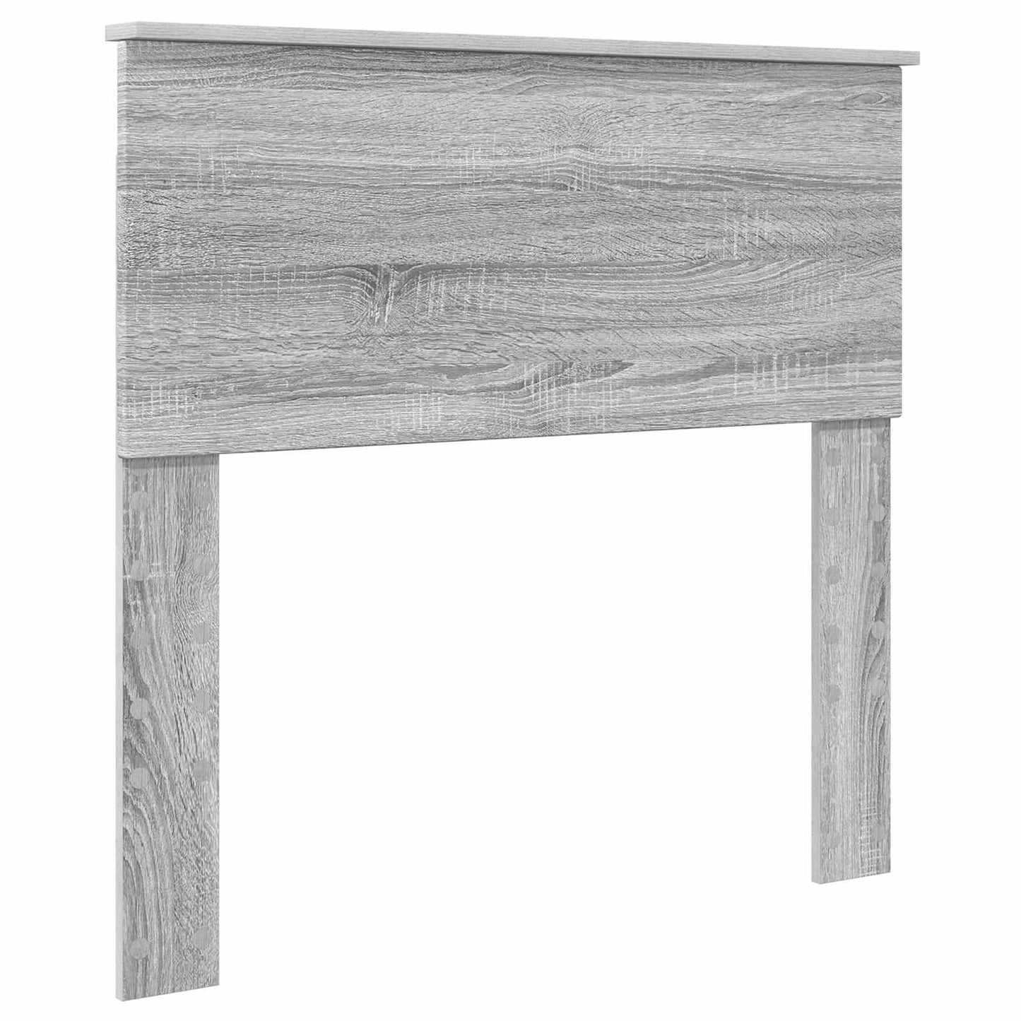 vidaXL Σκελετός Κρεβατιού Γκρίζο Σονομα 90 x 190 cm Επεξεργασμένο Ξύλο