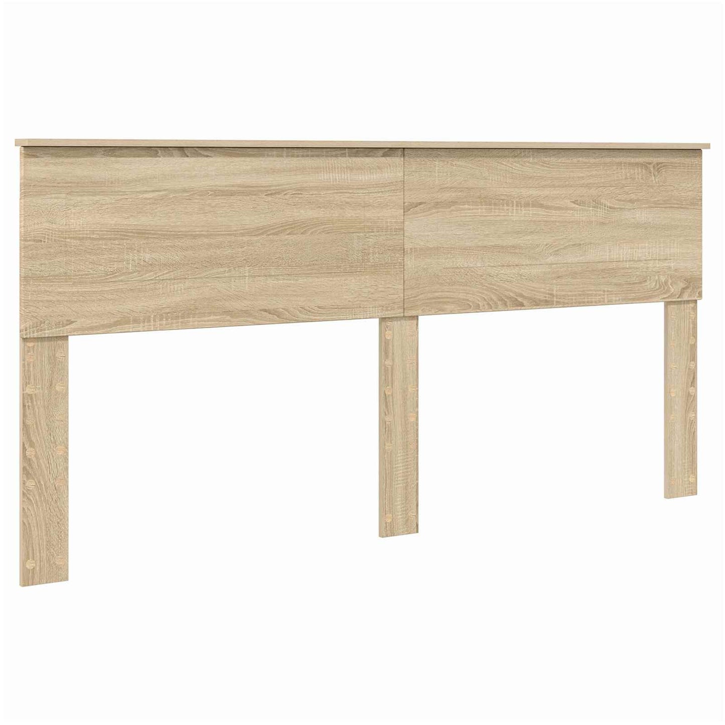 vidaXL Σκελετός Κρεβατιού Δρύς Sonoma 200 x 200 cm Επεξεργασμένο ξύλο