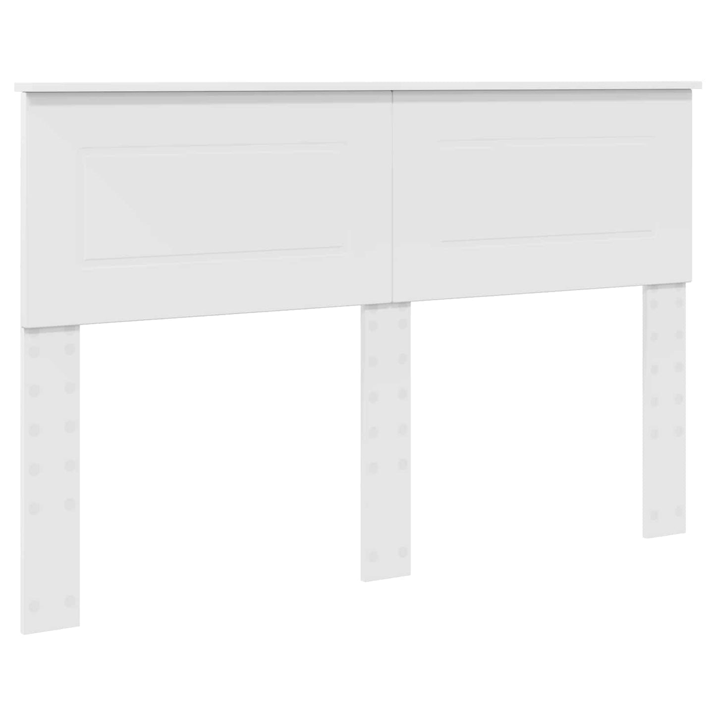 vidaXL Σκελετός Κρεβατιού Λευκό 150 x 200 cm Επεξεργασμένο ξύλο