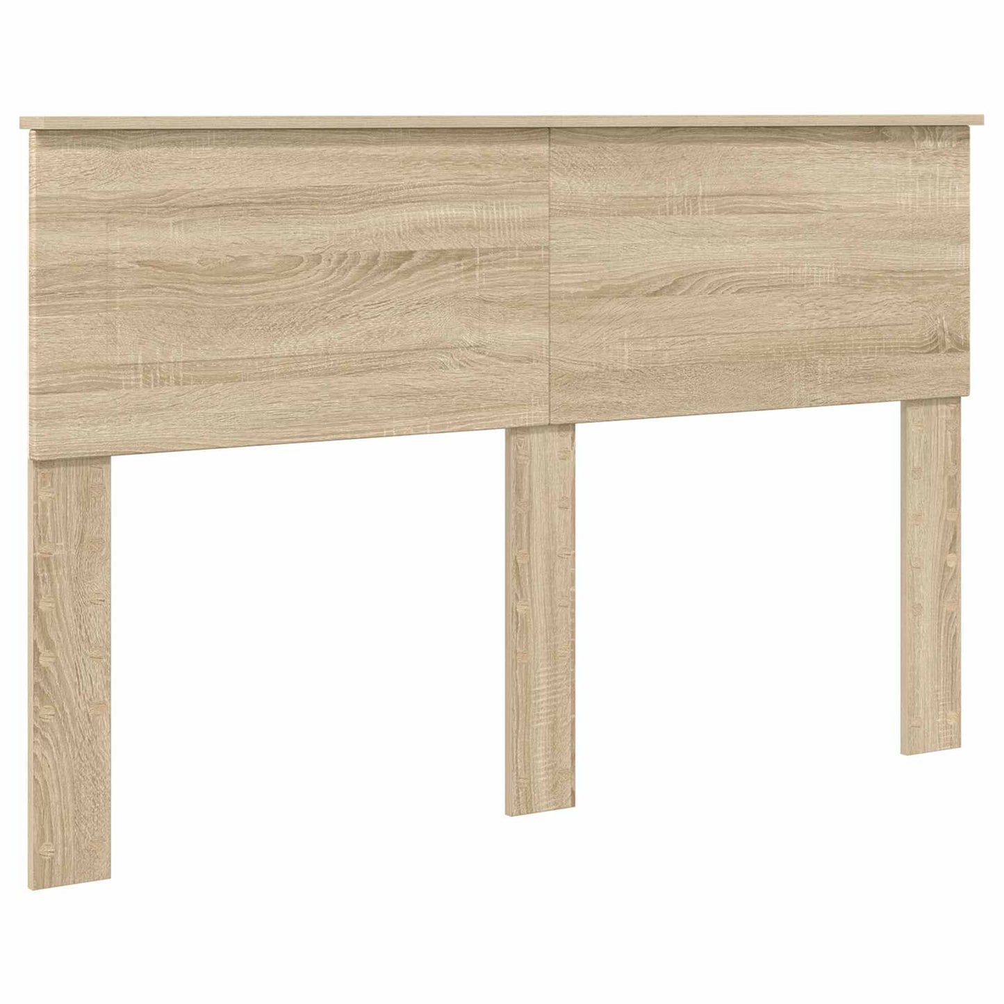 vidaXL Σκελετός Κρεβατιού Δρύς Sonoma 140 x 200 cm Επεξεργασμένο ξύλο
