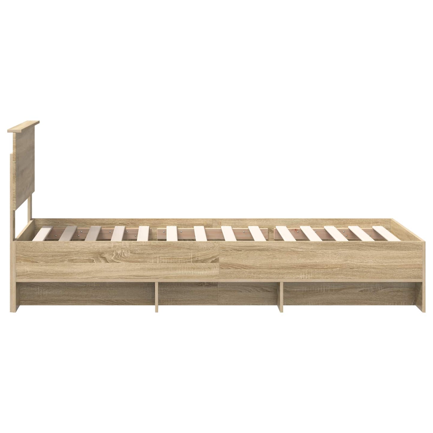 vidaXL Σκελετός Κρεβατιού Δρύς Sonoma 80 x 200 cm Επεξεργασμένο ξύλο