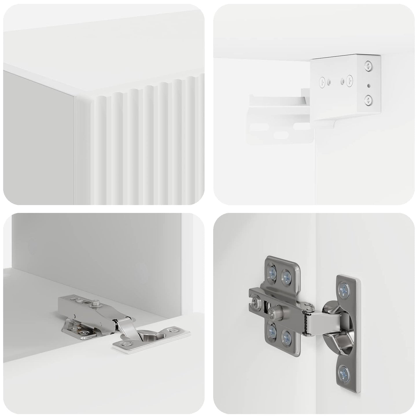 vidaXL Λευκό 60 x 31 x 29,5 εκ