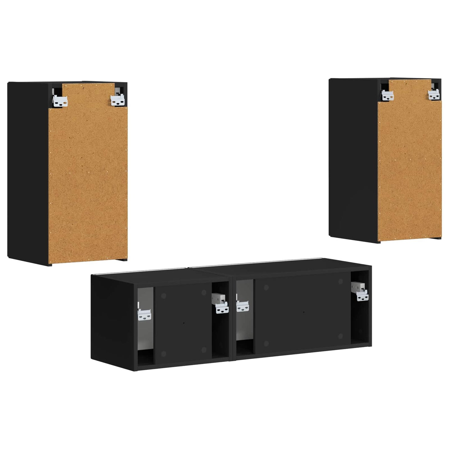 vidaXL Μαύρο 60 x 31 x 29,5 εκ