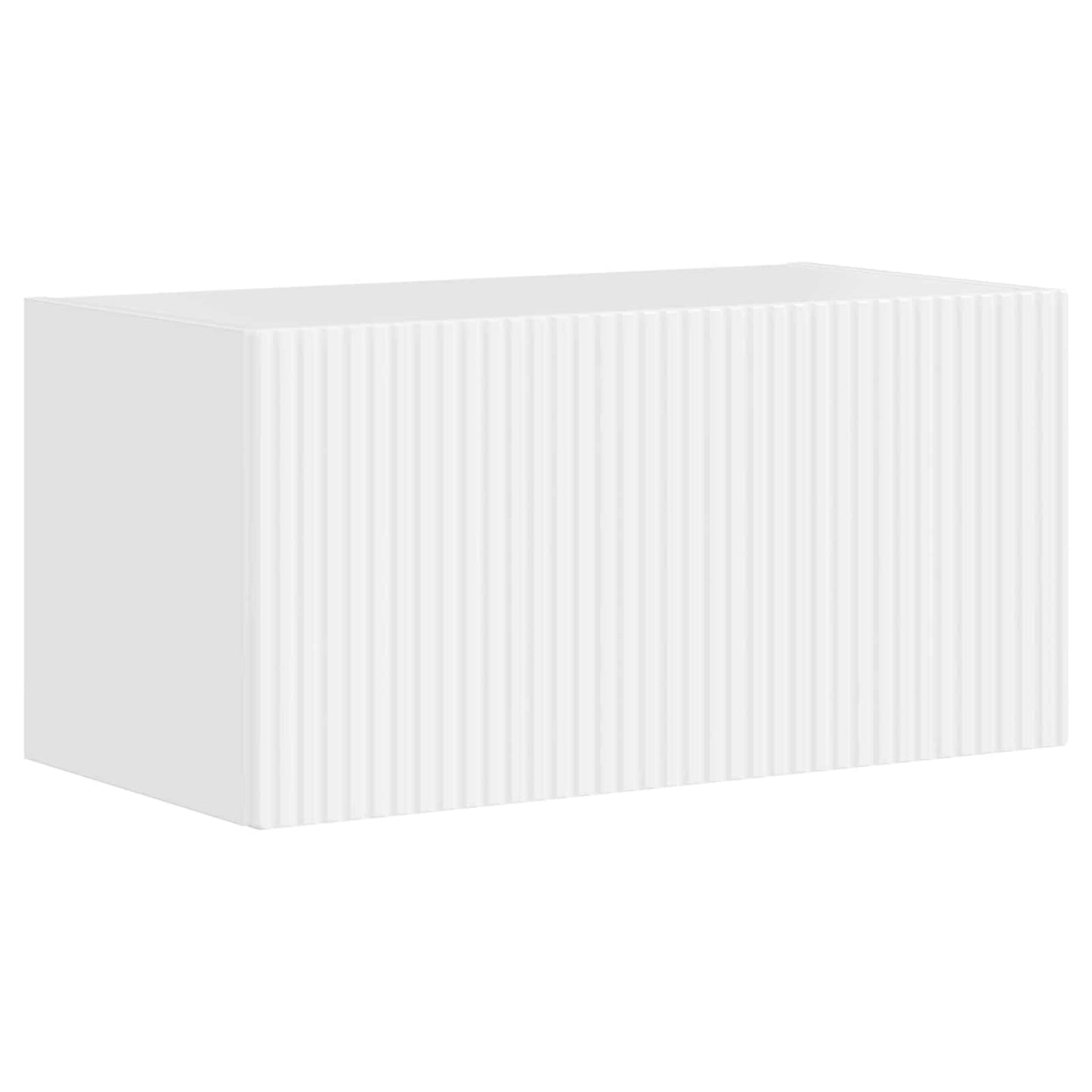 vidaXL Υψηλής γυαλάδας λευκό 60 x 31 x 29,5 εκ