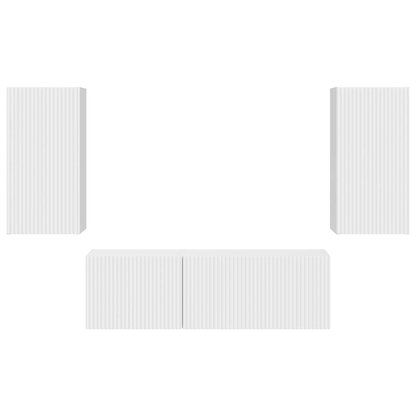 vidaXL Υψηλής γυαλάδας λευκό 60 x 31 x 29,5 εκ