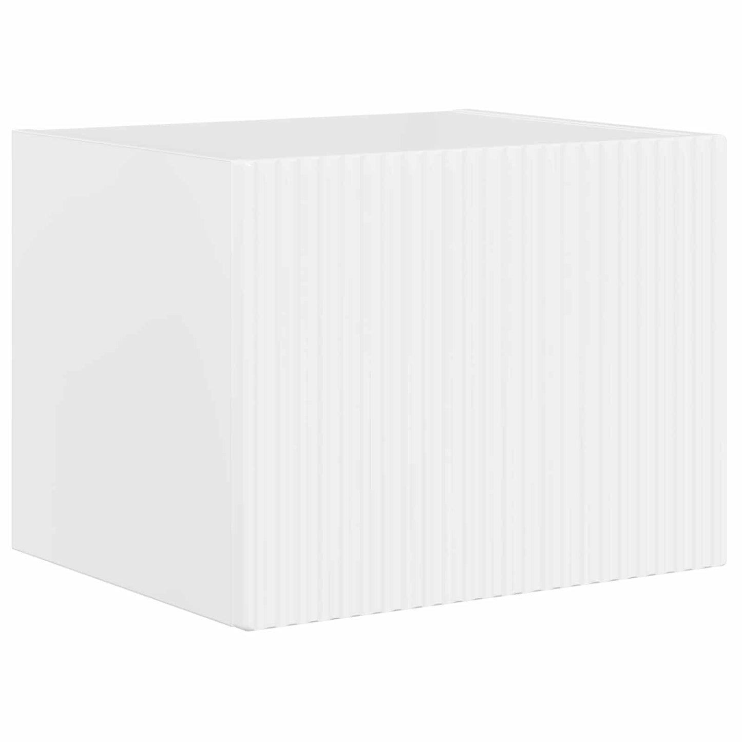 vidaXL Επιτοίχιο 6 pcs Υψηλής γυαλάδας λευκό