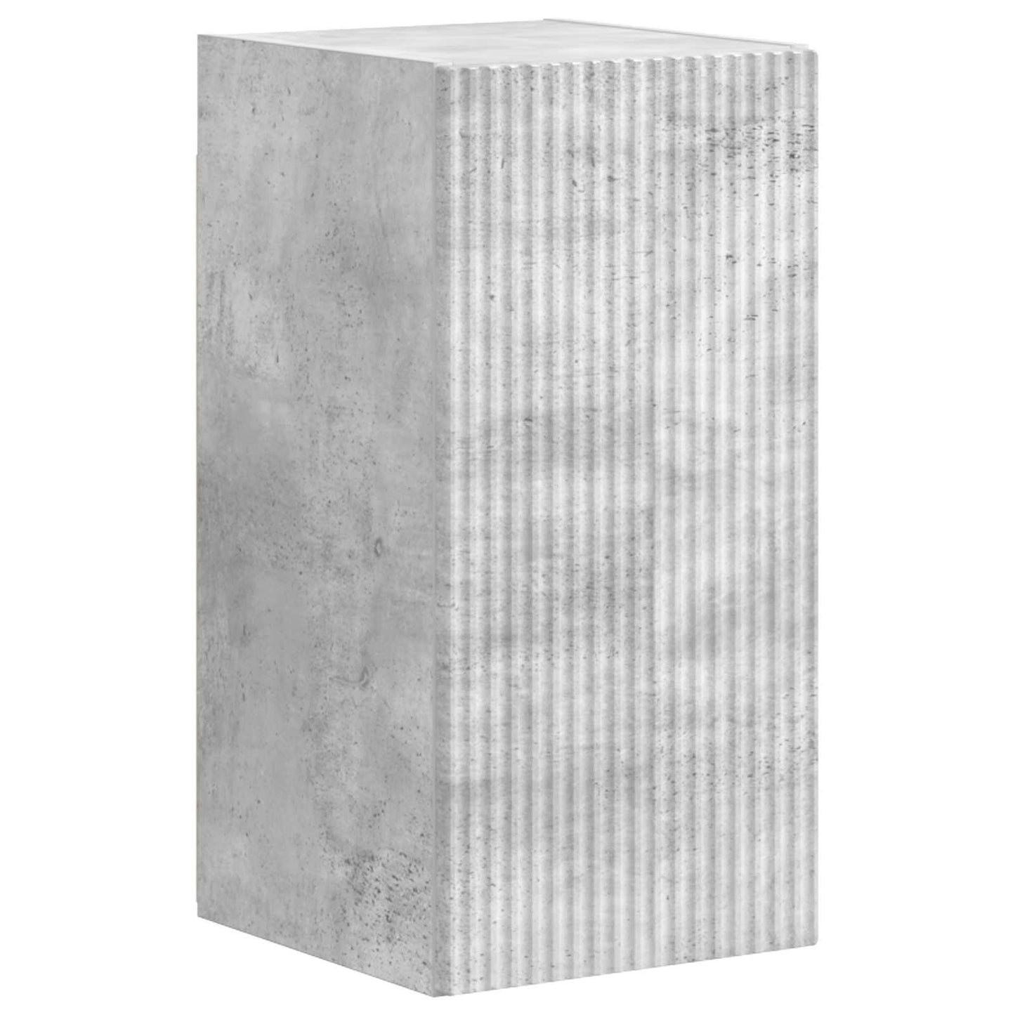 vidaXL Σετ επίπλου τηλεόρασης 4 pcs Σκυρόδεμα Γκρι Επεξεργασμένο ξύλο