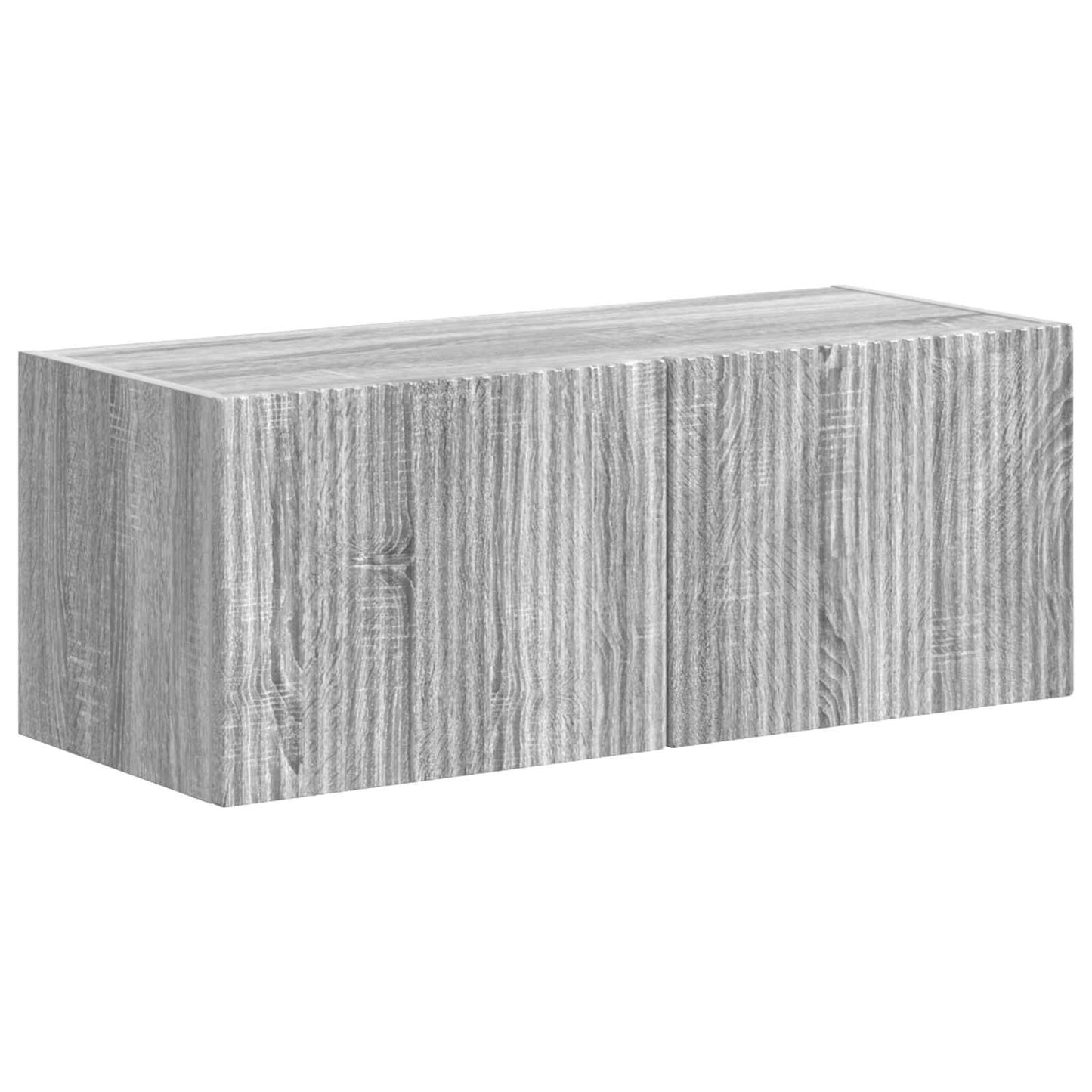 vidaXL Σετ επίπλου τηλεόρασης 4 pcs Γκρίζο Σονομα Επεξεργασμένο ξύλο