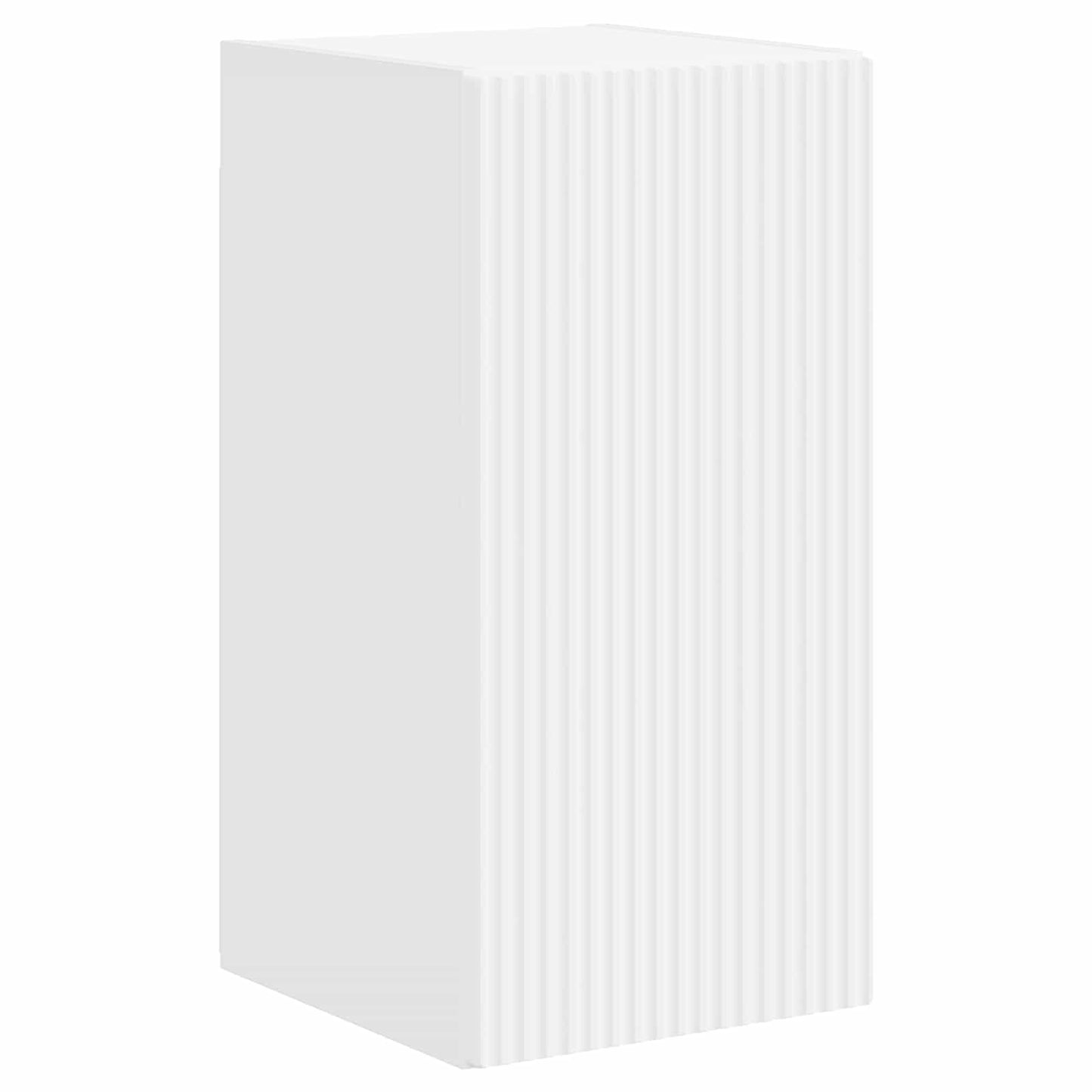 vidaXL Σετ επίπλου τηλεόρασης Επιτοίχιο 4 pcs Λευκό Επεξεργασμένο ξύλο