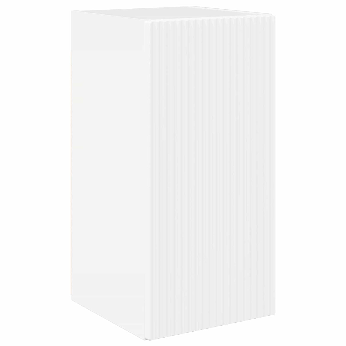 vidaXL Σετ επίπλου τηλεόρασης Επιτοίχιο 6 pcs Υψηλής γυαλάδας λευκό