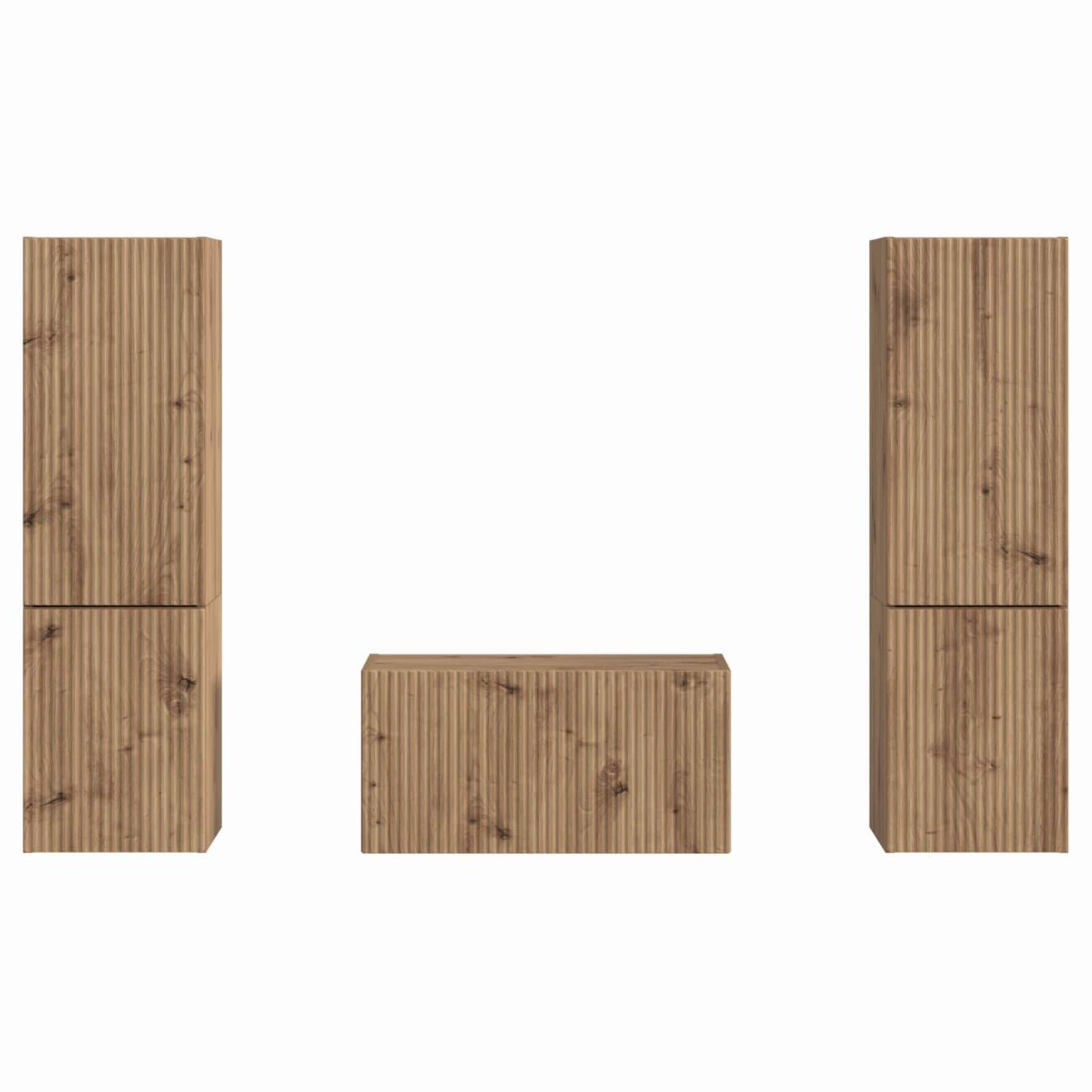 vidaXL 3 pcs Artisan Oak