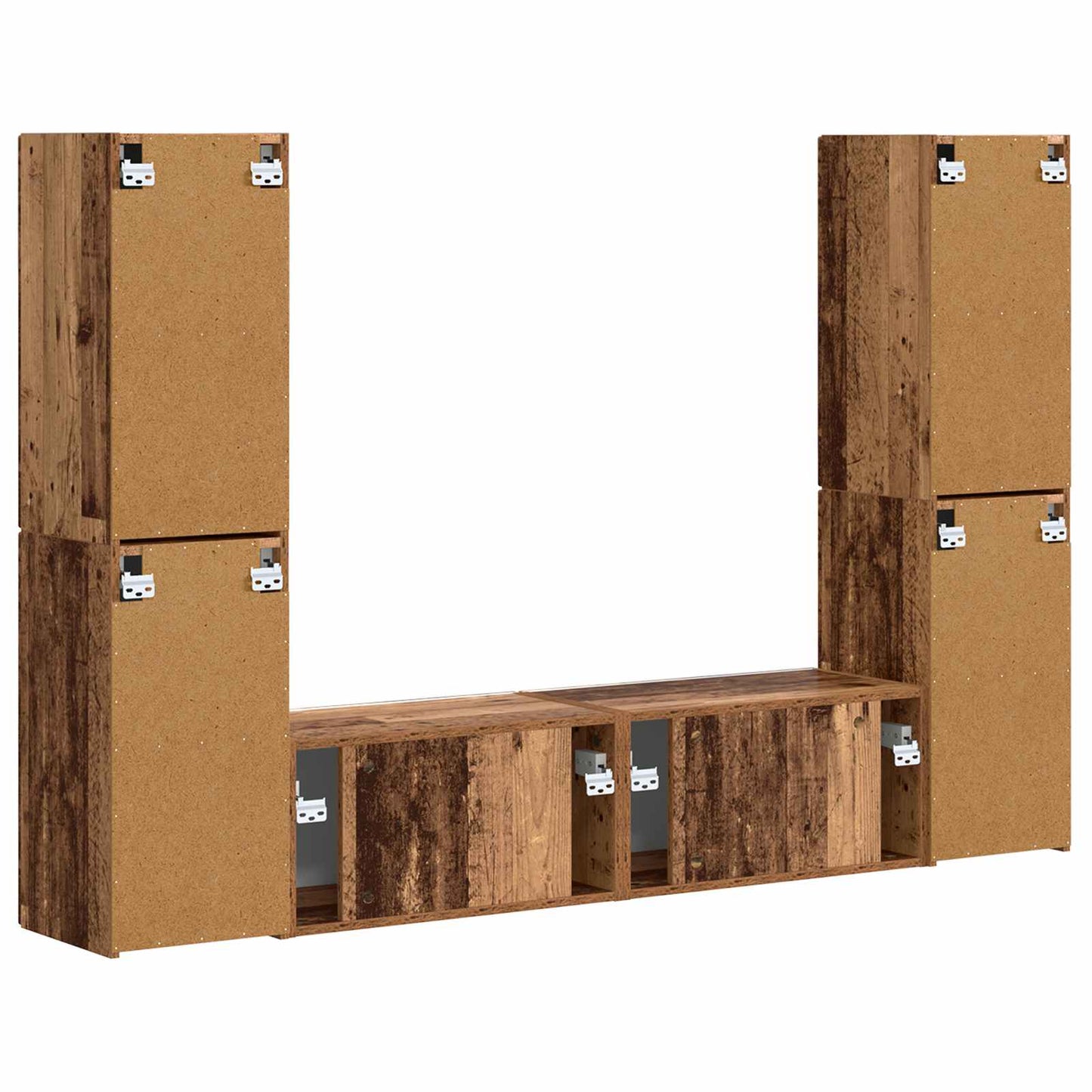 vidaXL 3 pcs Παλιό Ξύλο