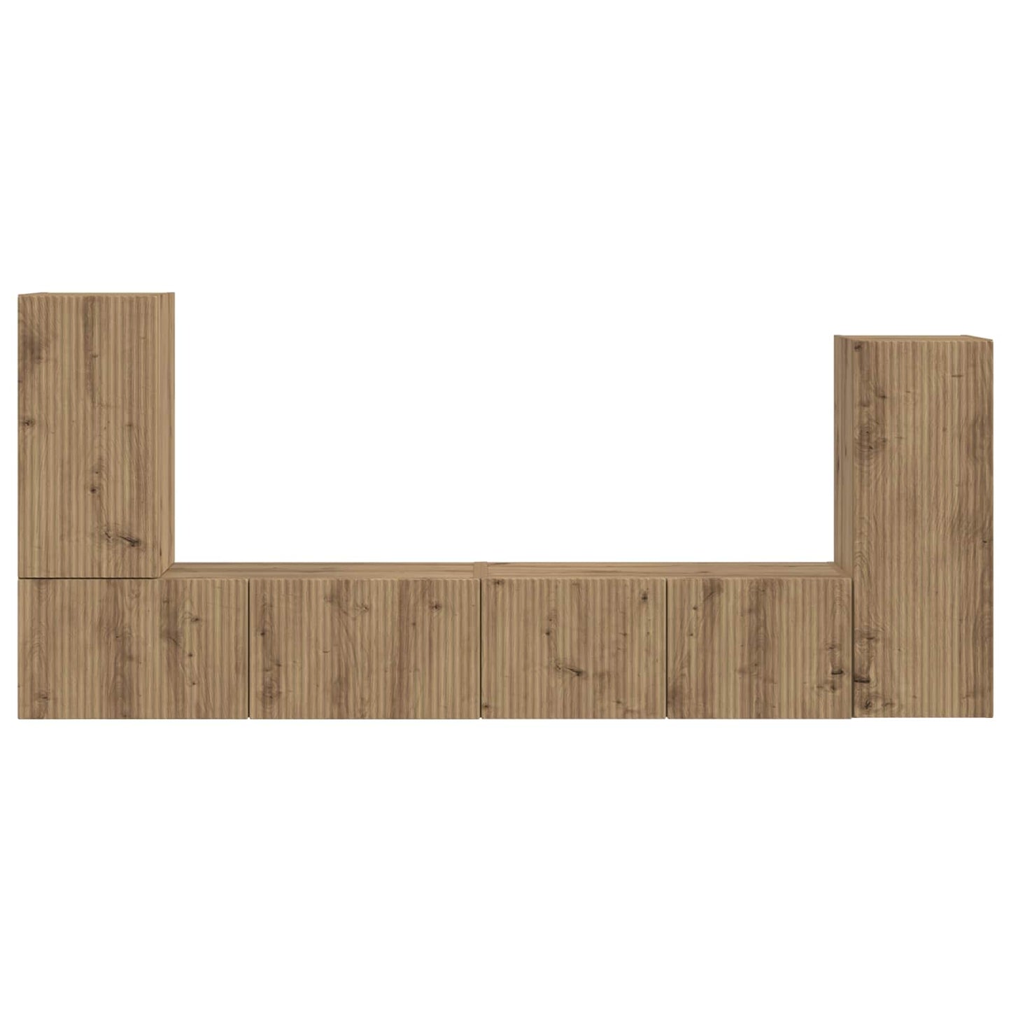 vidaXL 4 pcs Artisan Oak