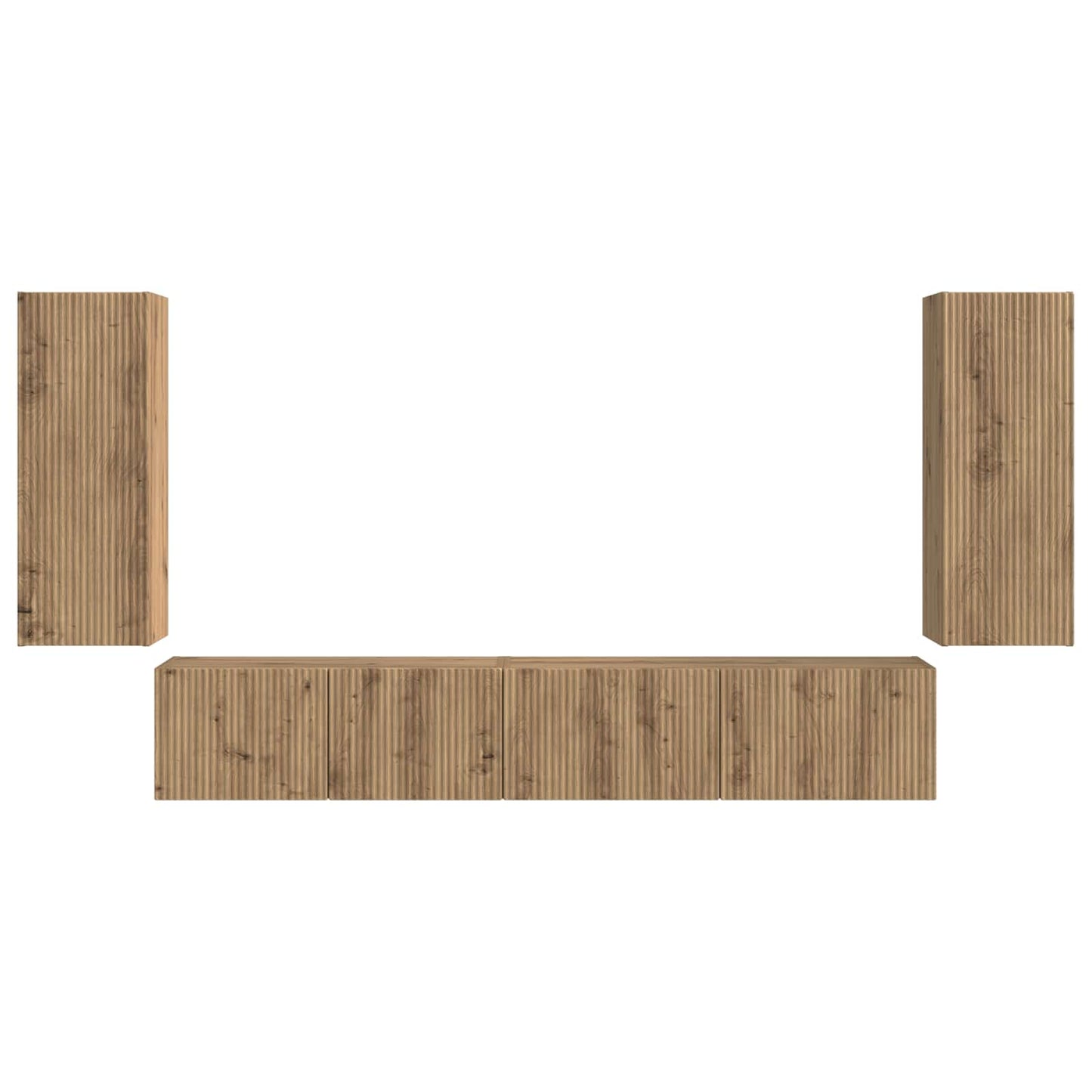 vidaXL 3 pcs Artisan Oak