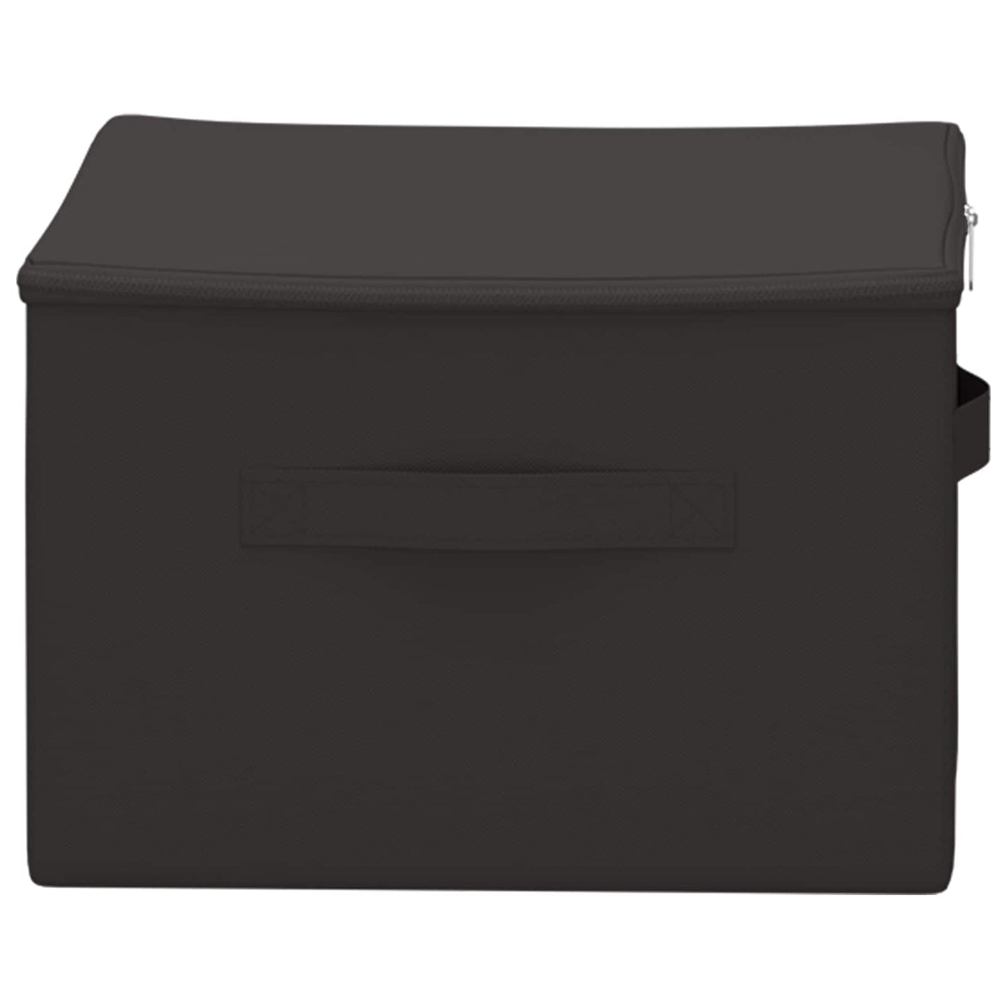 vidaXL Κουτί αποθήκευσης 24 pcs Ανθρακί 50 x 30 x 25 cm Ύφασμα
