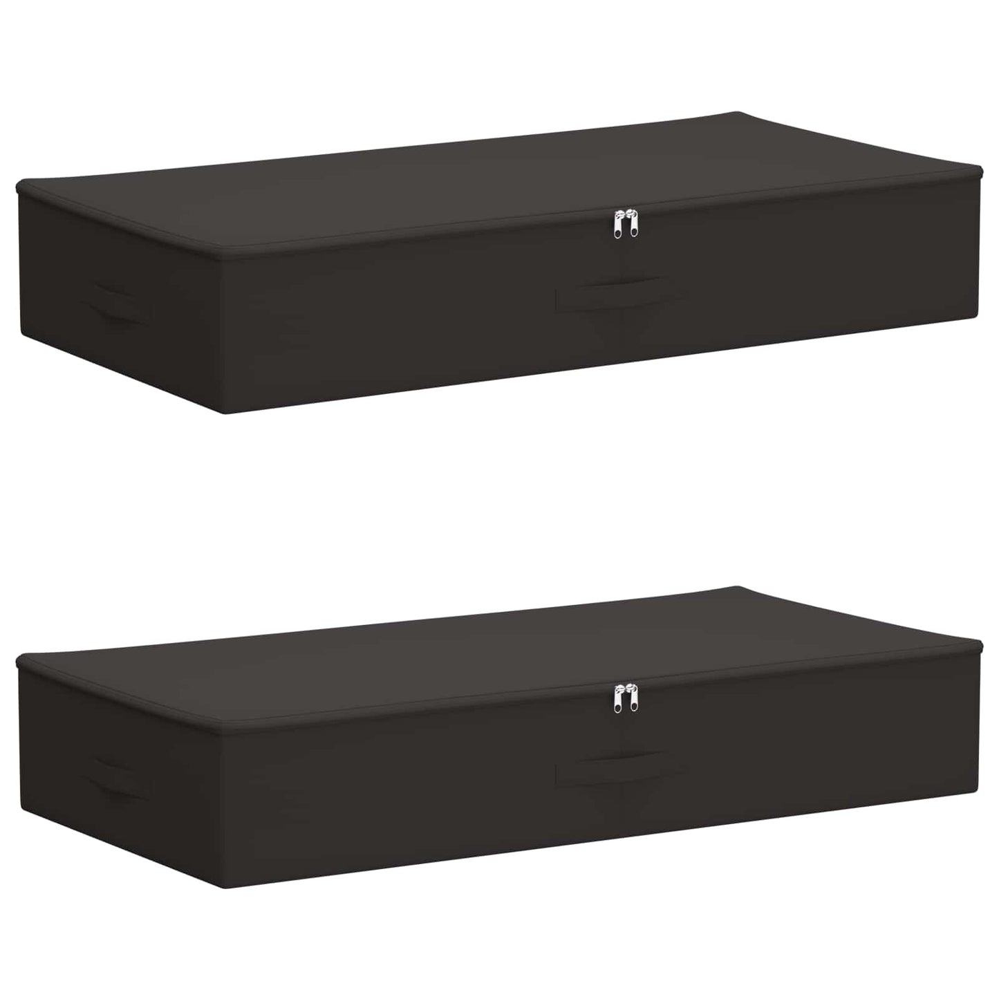 vidaXL Κουτί αποθήκευσης 2 pcs Ανθρακί 100 x 50 x 18 εκ. Ύφασμα
