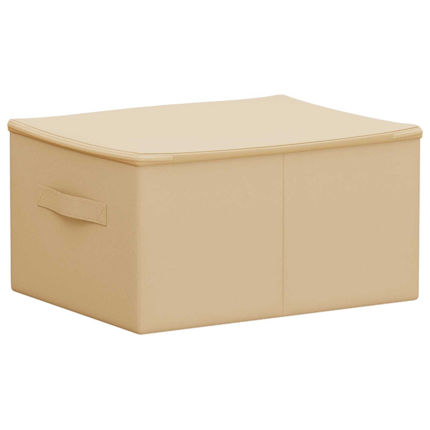 vidaXL Κουτί αποθήκευσης 6 pcs Κρεμ 43 x 34 x 23 εκ. Ύφασμα