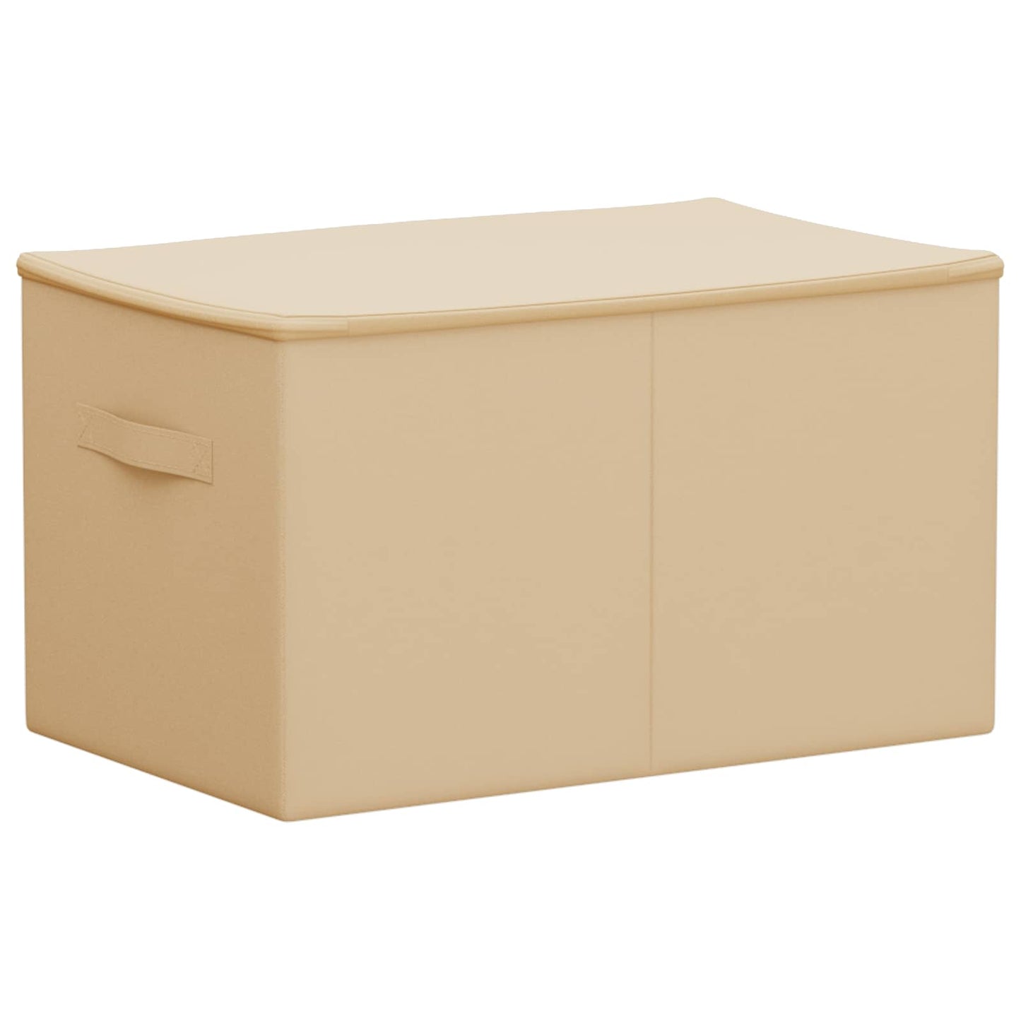 vidaXL Κουτί αποθήκευσης 6 pcs Κρεμ 55 x 35 x 32 εκ. Ύφασμα