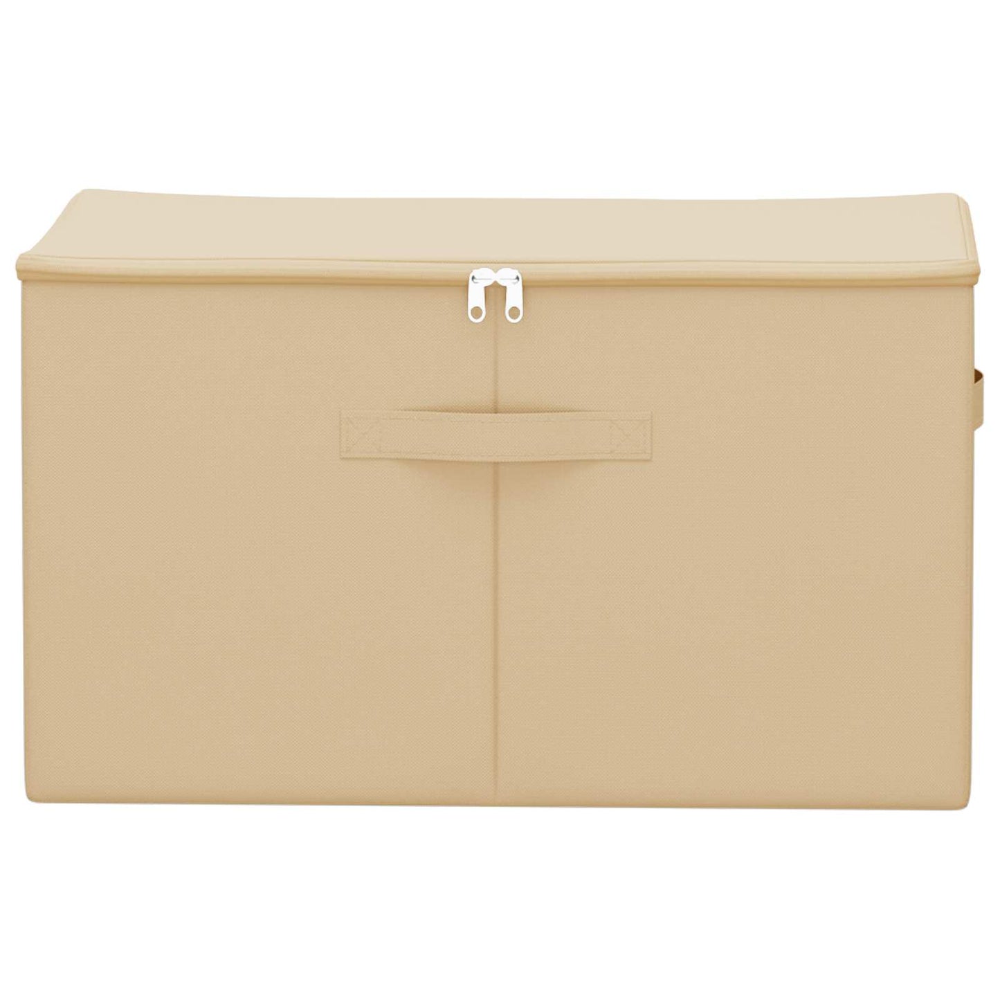 vidaXL Κουτί αποθήκευσης 24 pcs Κρεμ 60 x 43 x 35 εκ. Ύφασμα