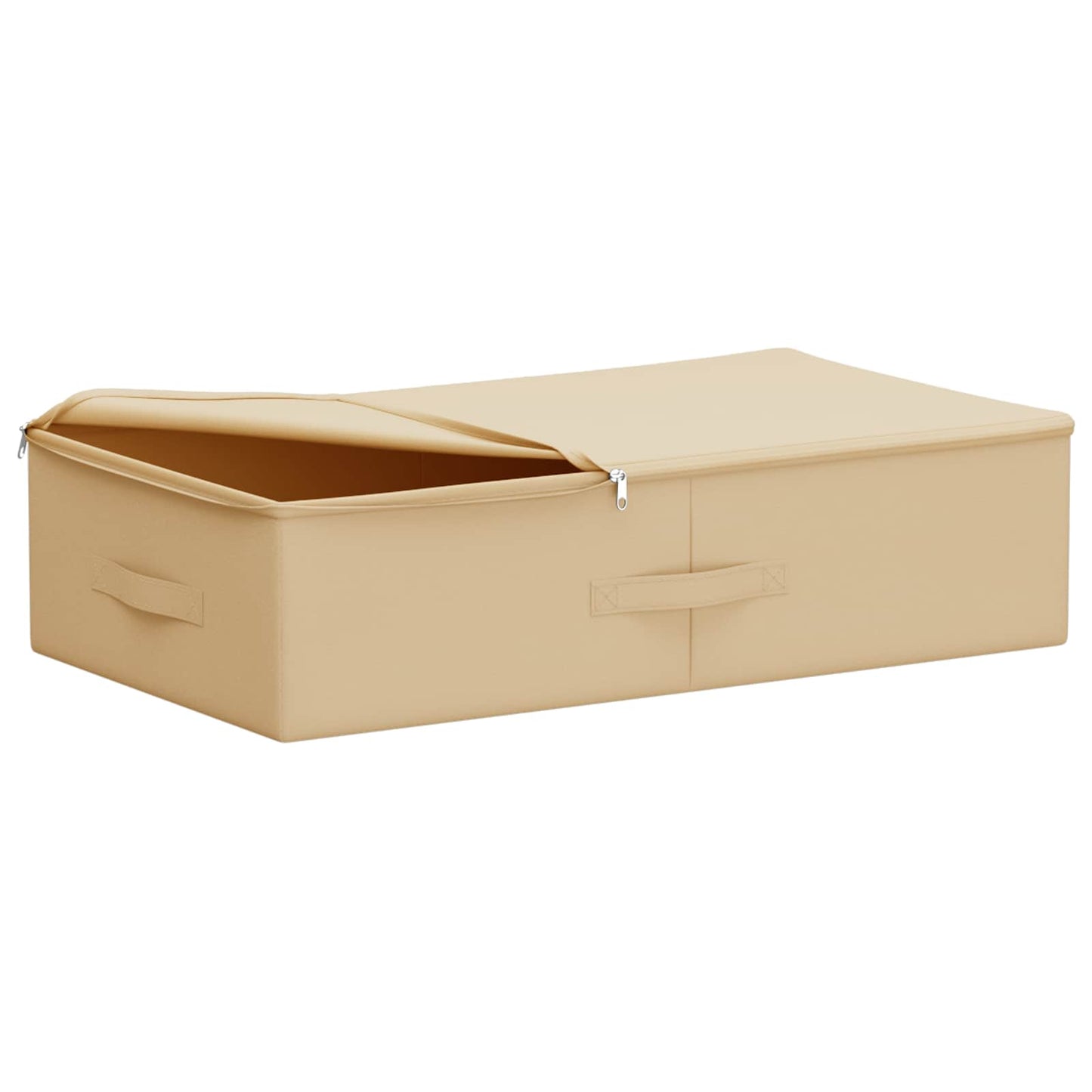 vidaXL Κουτί αποθήκευσης 24 pcs Κρεμ 70 x 40 x 18 εκ. Ύφασμα