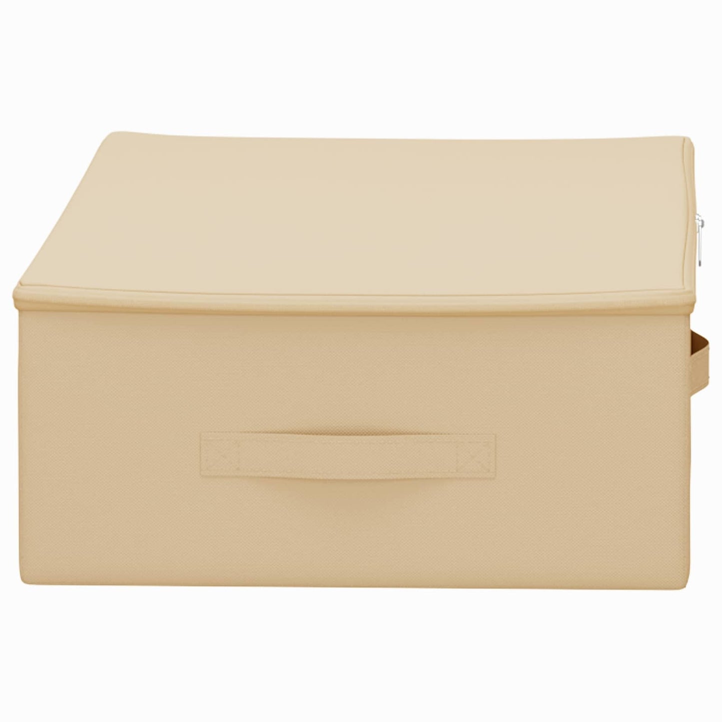 vidaXL Κουτί αποθήκευσης 24 pcs Κρεμ 70 x 40 x 18 εκ. Ύφασμα
