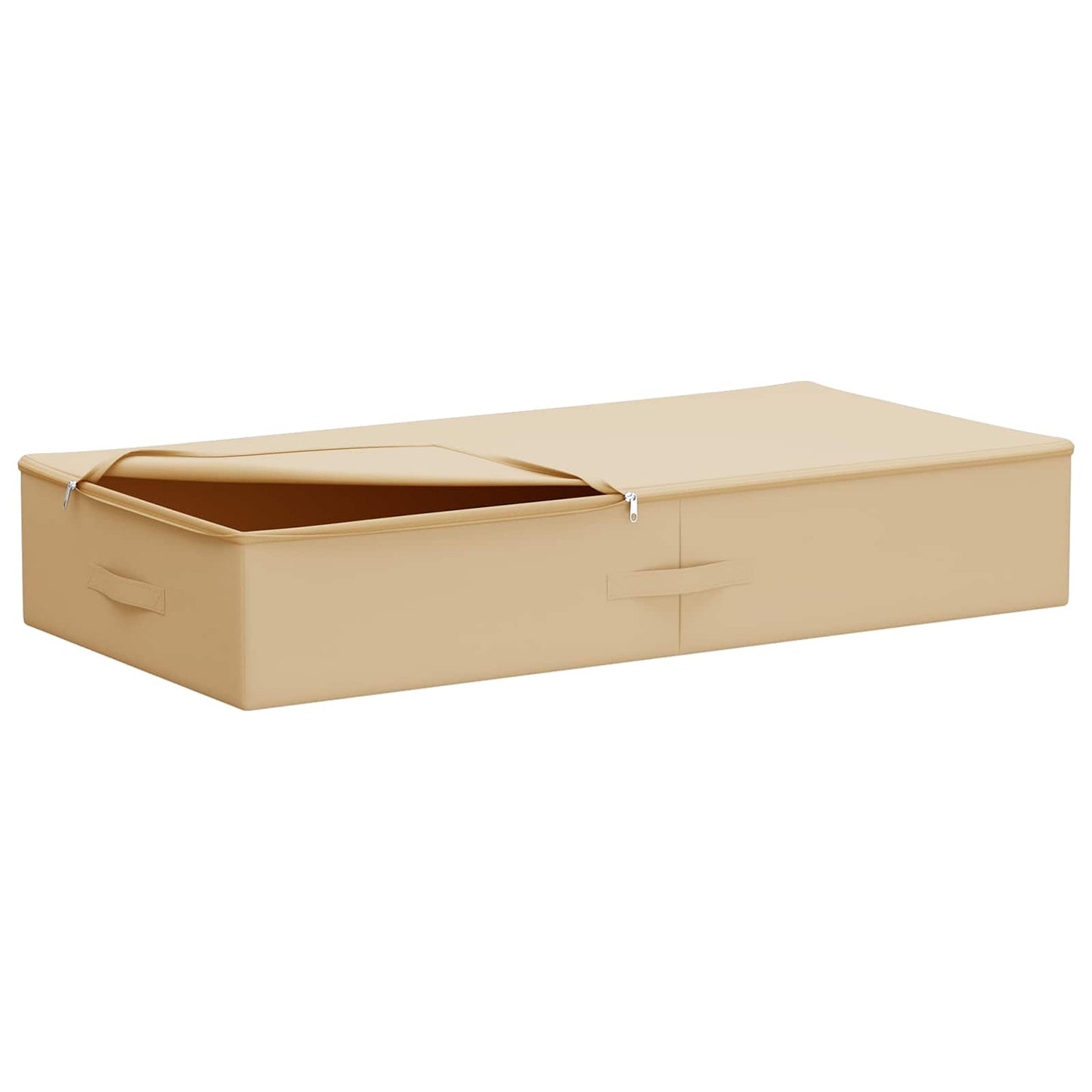 vidaXL Κουτί αποθήκευσης 6 pcs Κρεμ 100 x 50 x 18 εκ. Ύφασμα