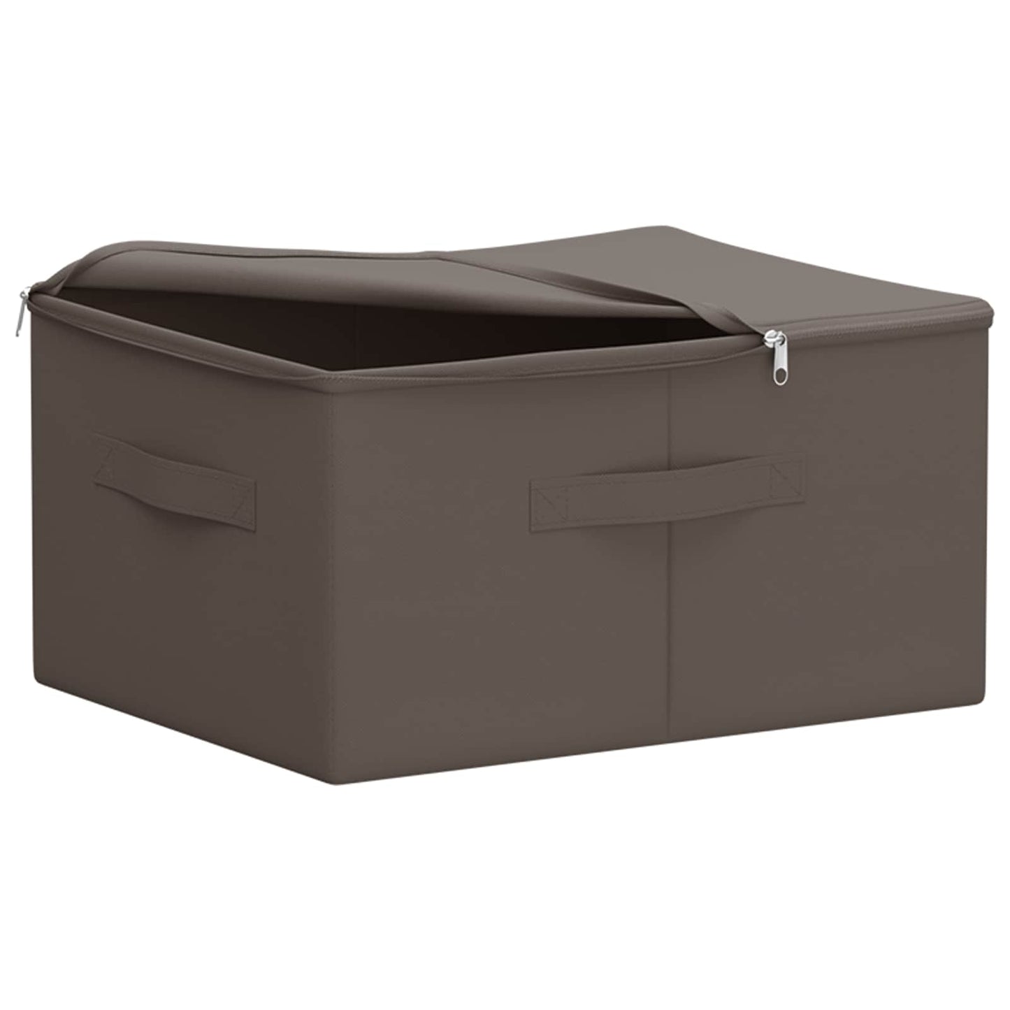 vidaXL Κουτί αποθήκευσης 24 pcs Γκρι 43 x 34 x 23 εκ. Ύφασμα