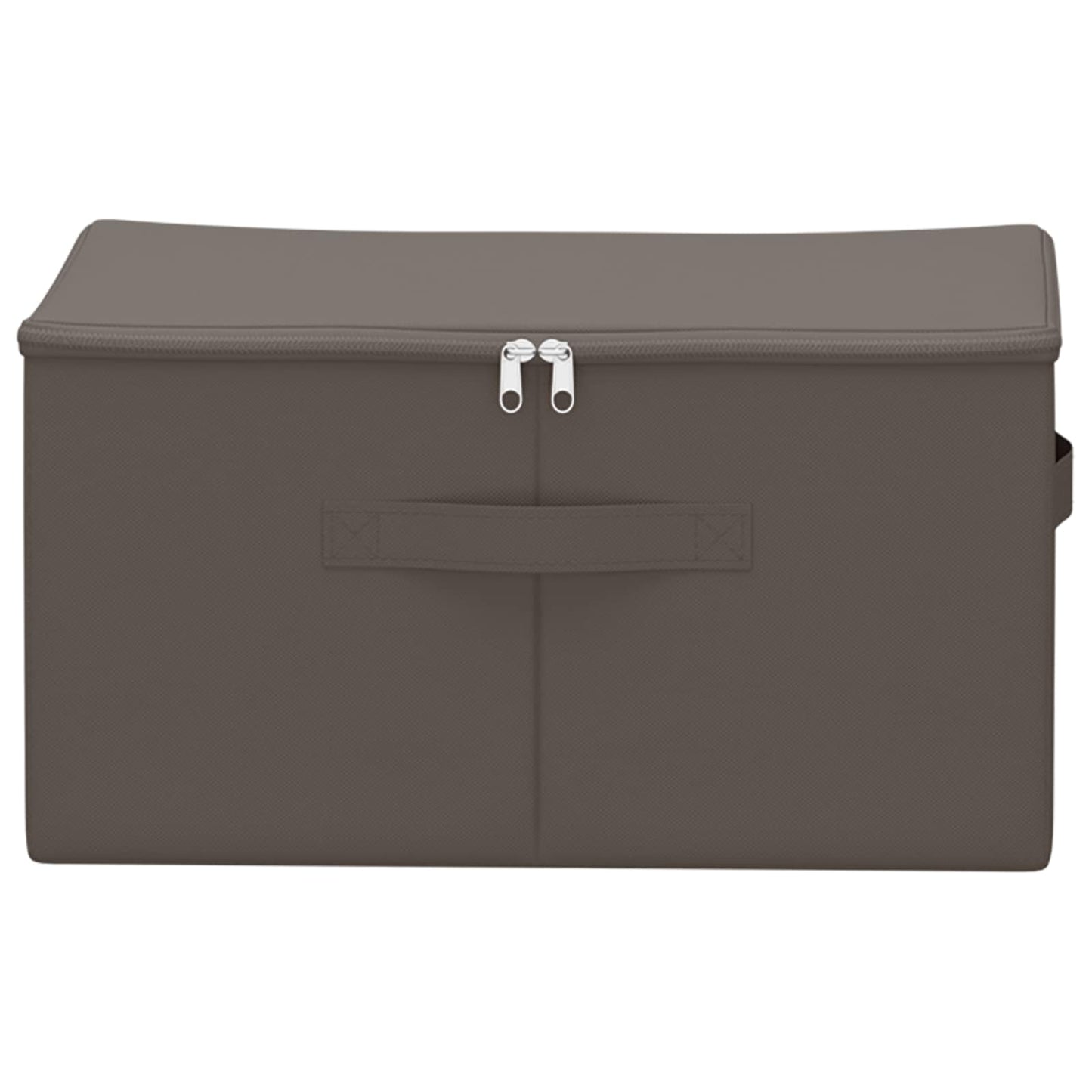 vidaXL Κουτί αποθήκευσης 24 pcs Γκρι 43 x 34 x 23 εκ. Ύφασμα
