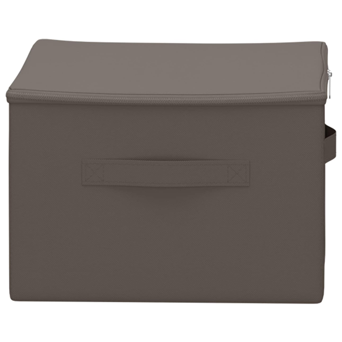vidaXL Κουτί αποθήκευσης 24 pcs Γκρι 43 x 34 x 23 εκ. Ύφασμα