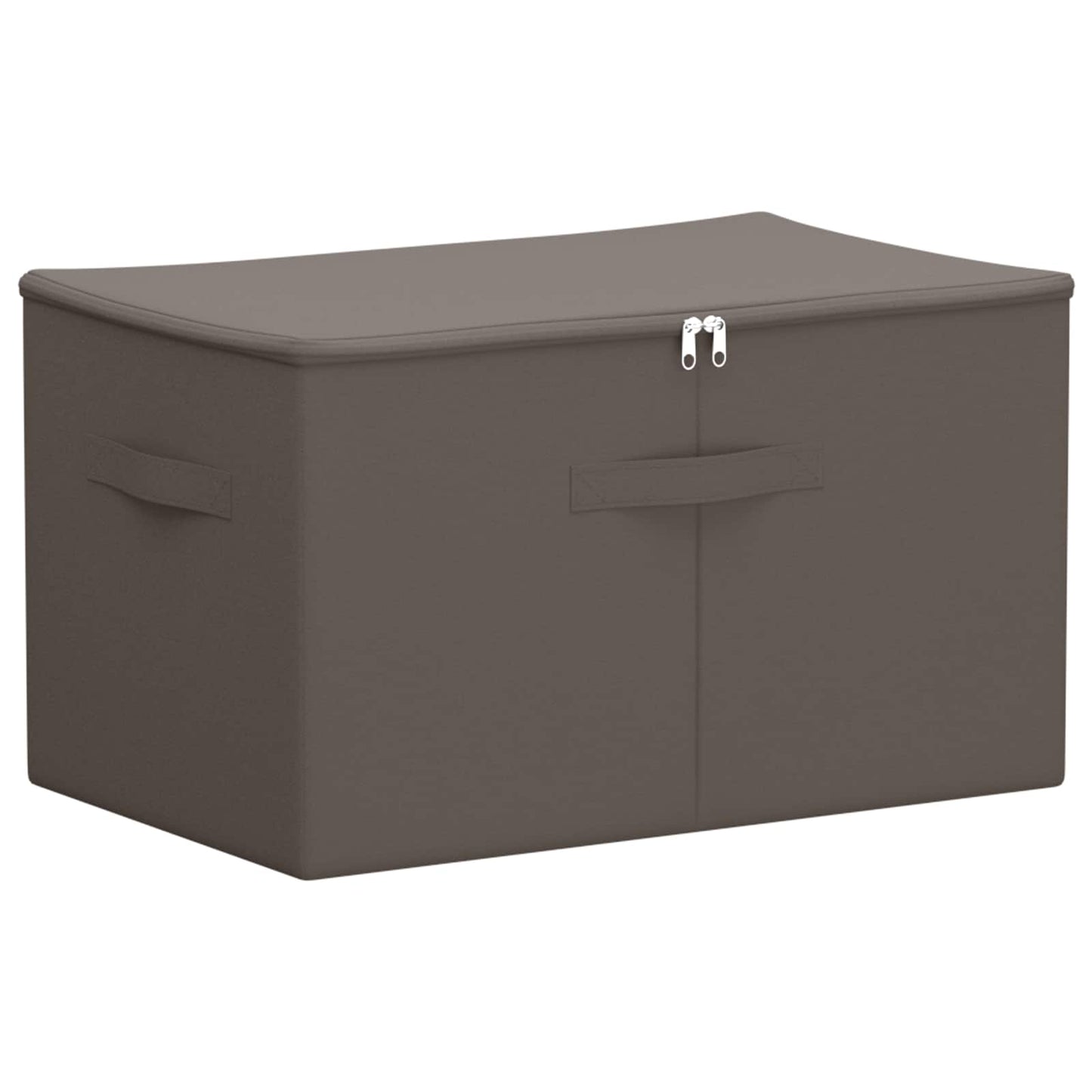 vidaXL Κουτί αποθήκευσης Γκρι 55 x 35 x 32 εκ. Ύφασμα