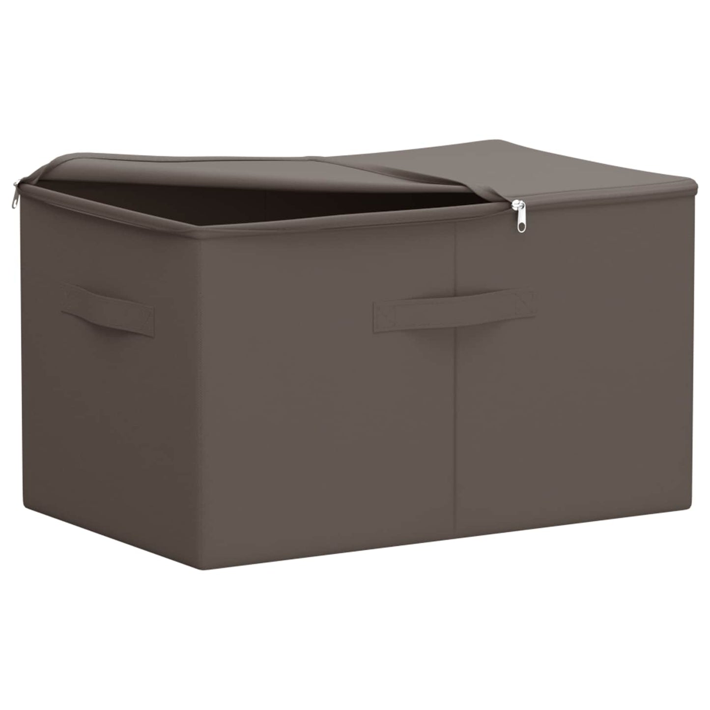 vidaXL Κουτί αποθήκευσης Γκρι 55 x 35 x 32 εκ. Ύφασμα