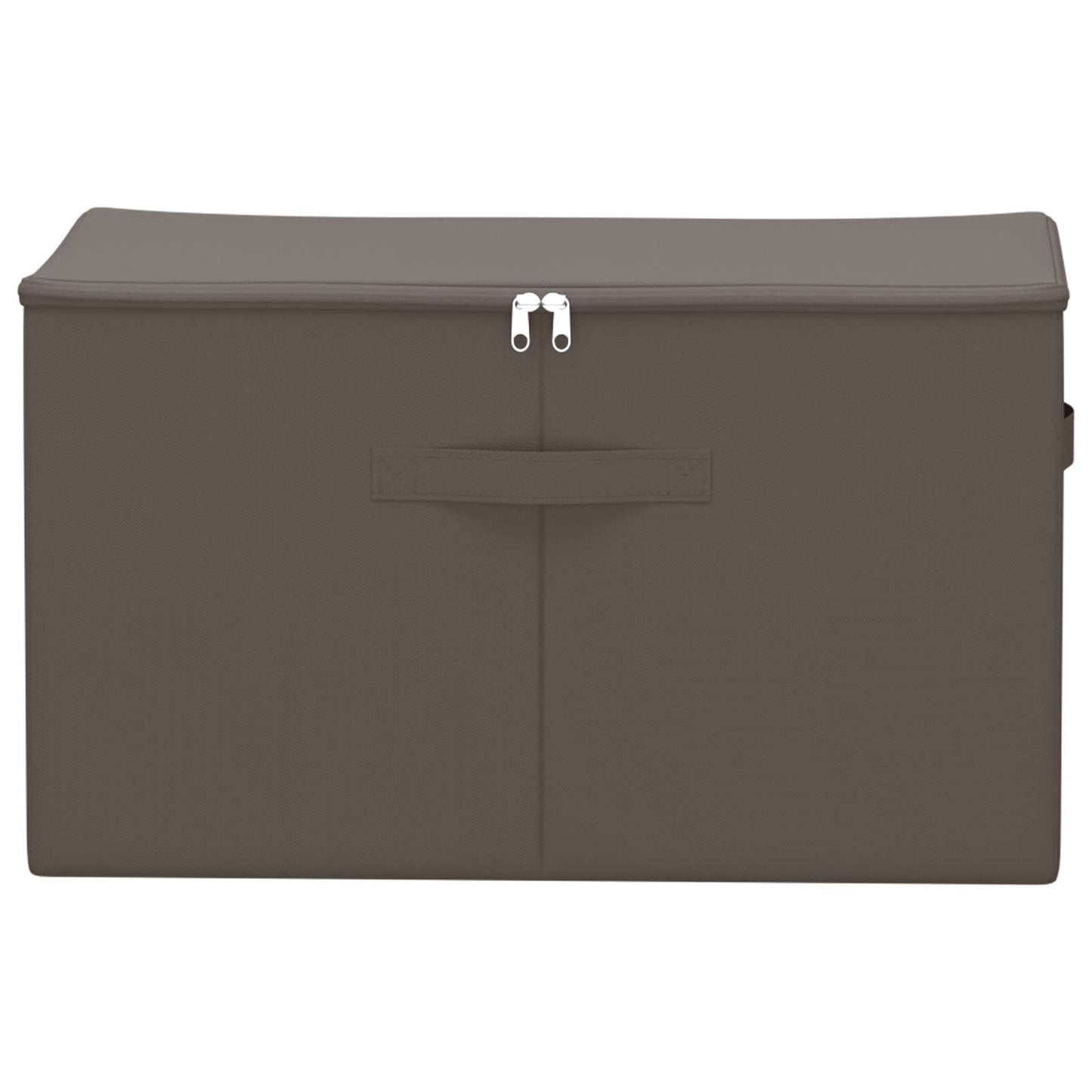 vidaXL Κουτί αποθήκευσης 2 pcs Γκρι 60 x 43 x 35 εκ. Ύφασμα