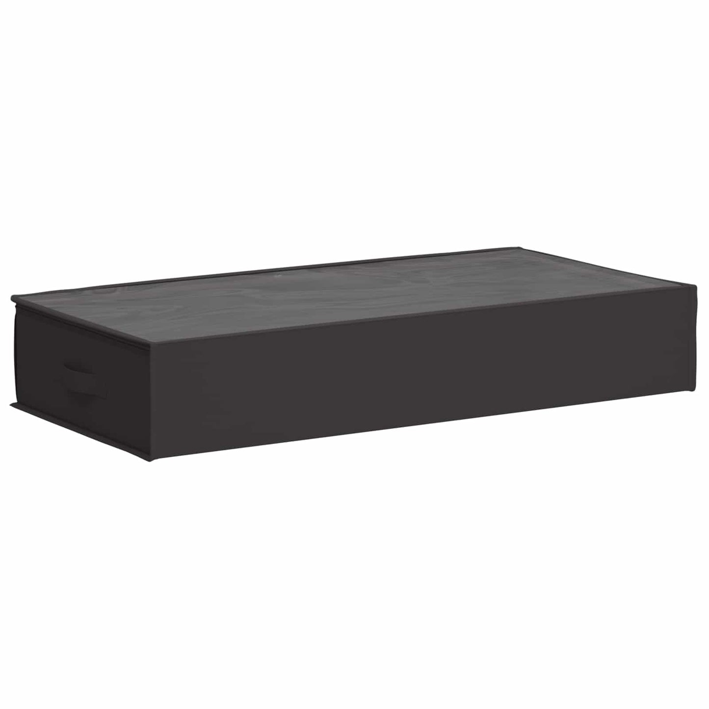 vidaXL Κουτί Αποθήκευσης με Διαφανές Παράθυρο 6 pcs Ανθρακί Ύφασμα